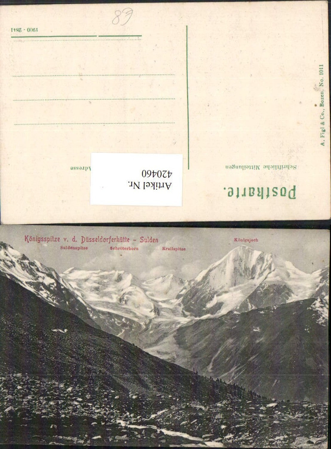 Alte Ansichtskarte – Old Postcard