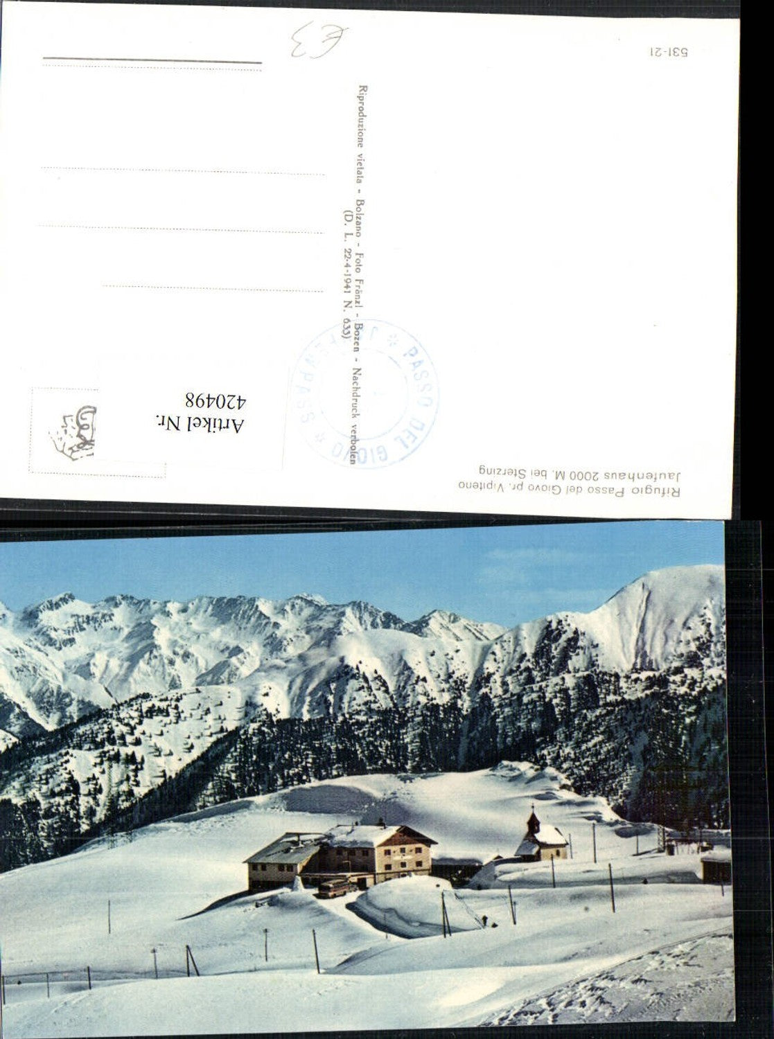 Alte Ansichtskarte – Old Postcard