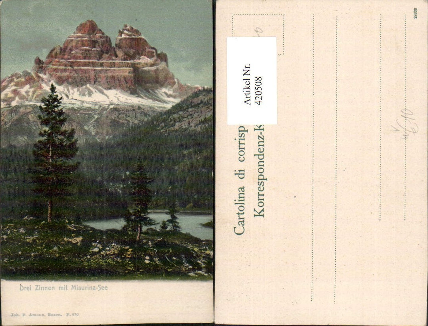 Alte Ansichtskarte – Old Postcard