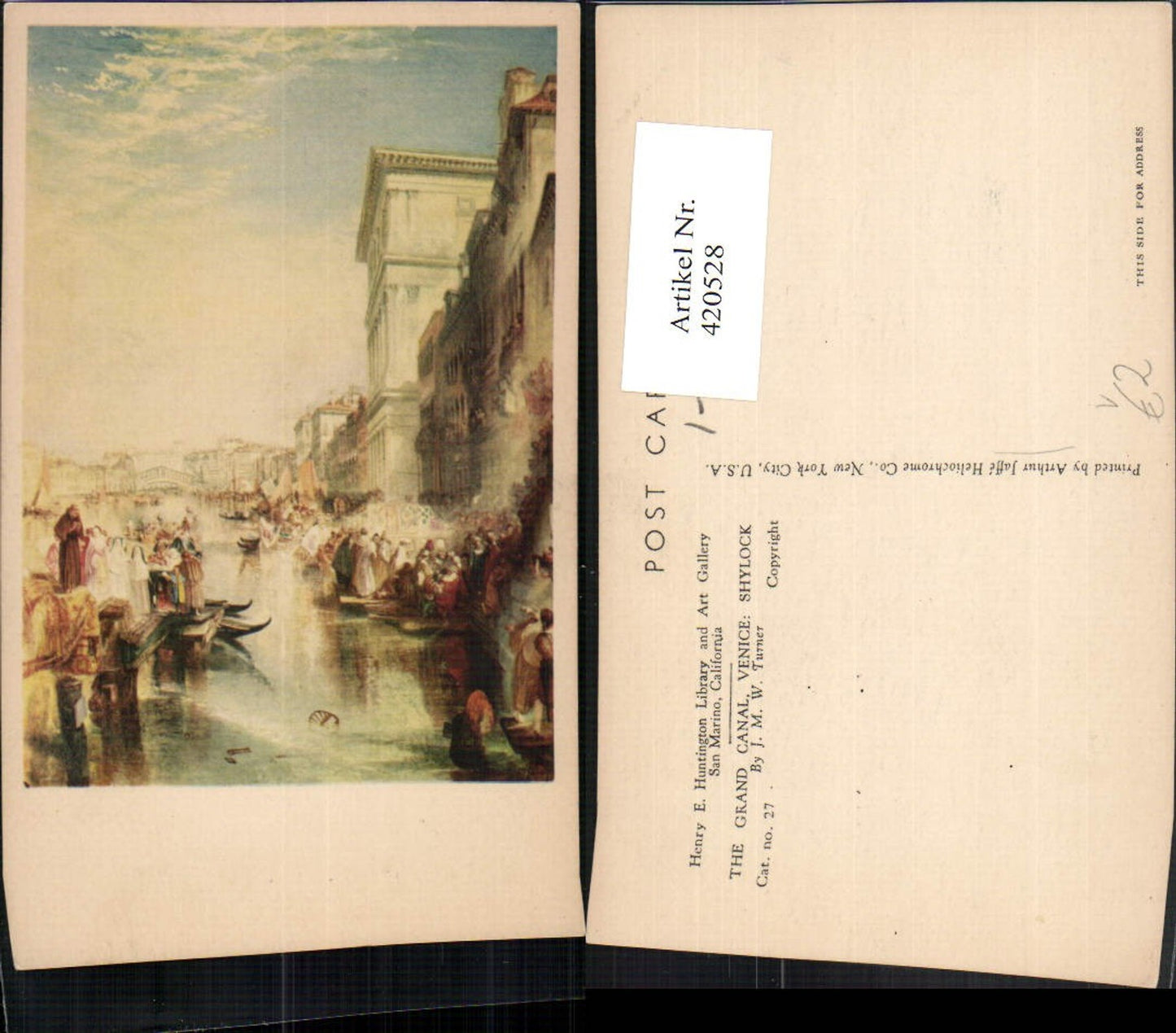 Alte Ansichtskarte – Old Postcard