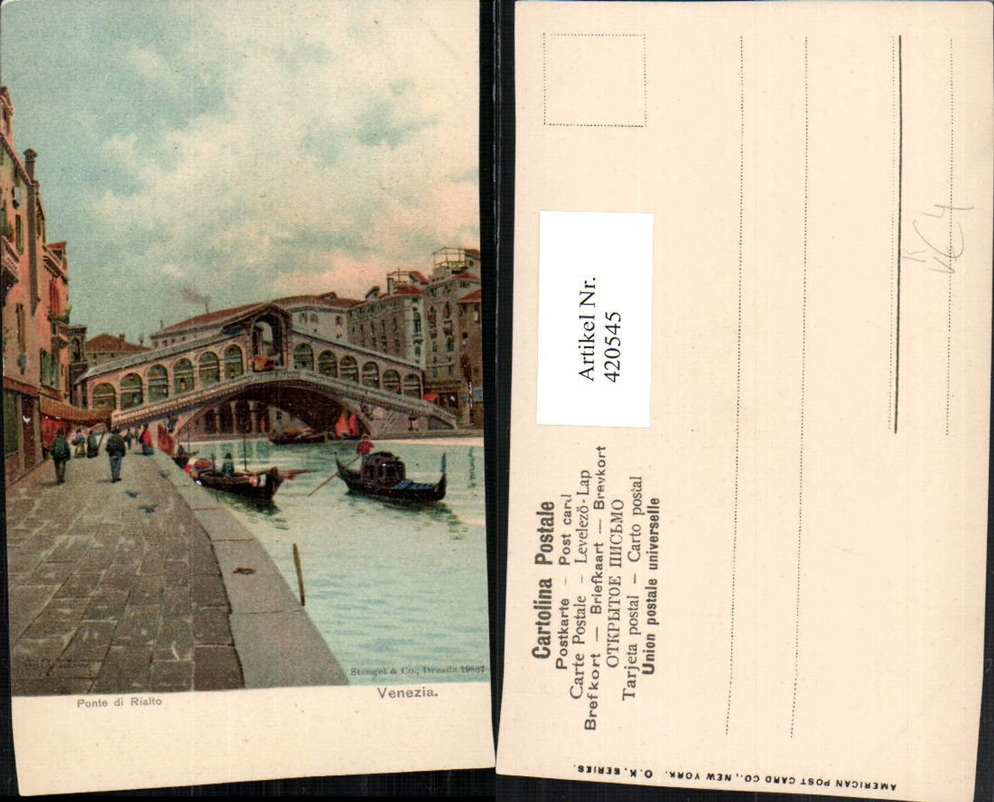 Alte Ansichtskarte – Old Postcard