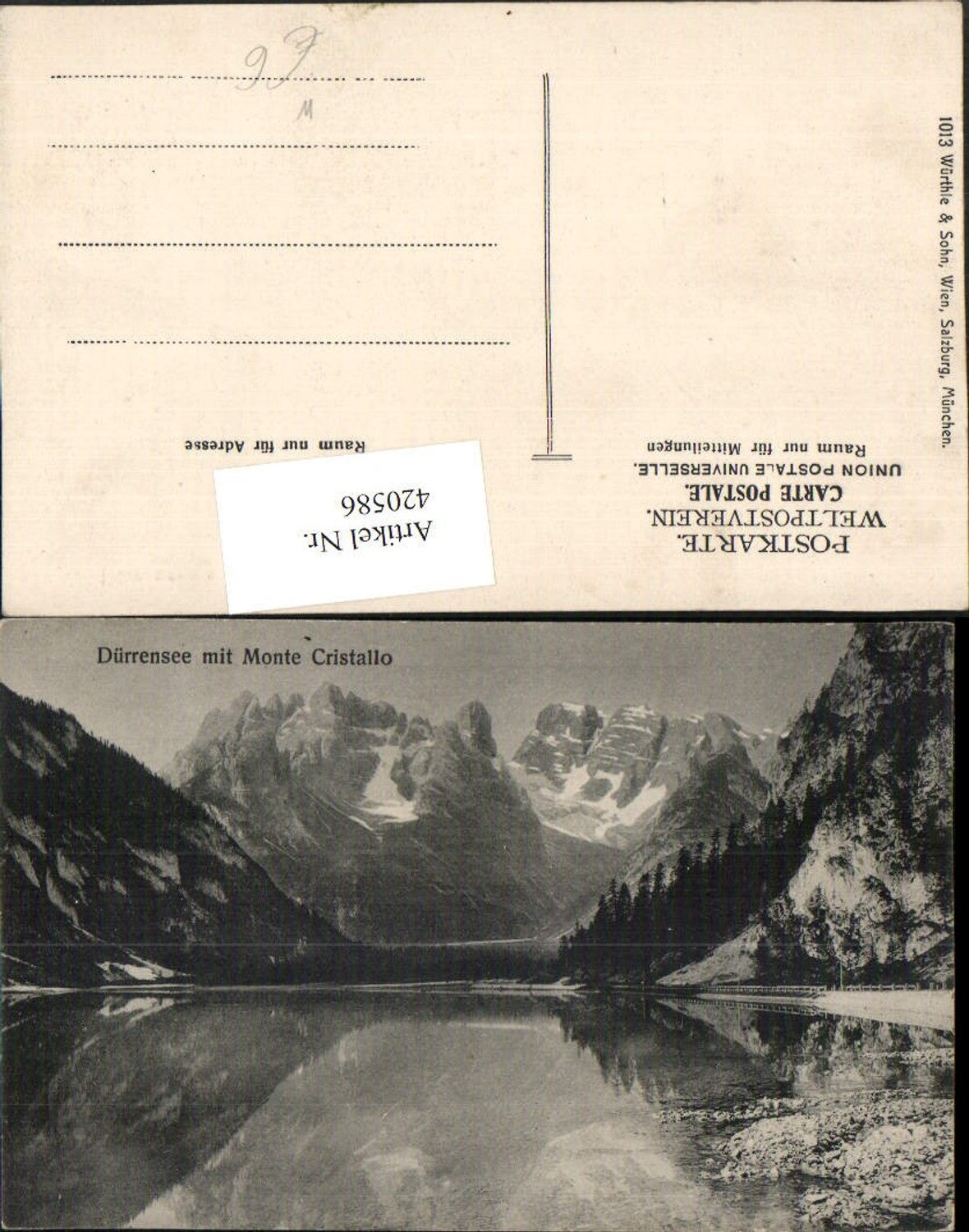 Alte Ansichtskarte – Old Postcard