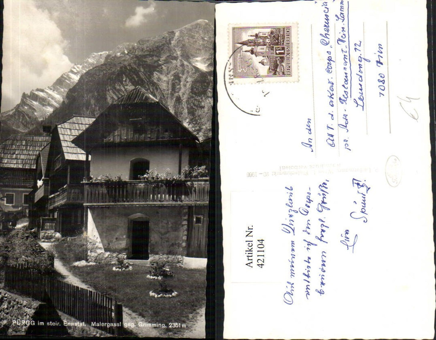 Alte Ansichtskarte – Old Postcard