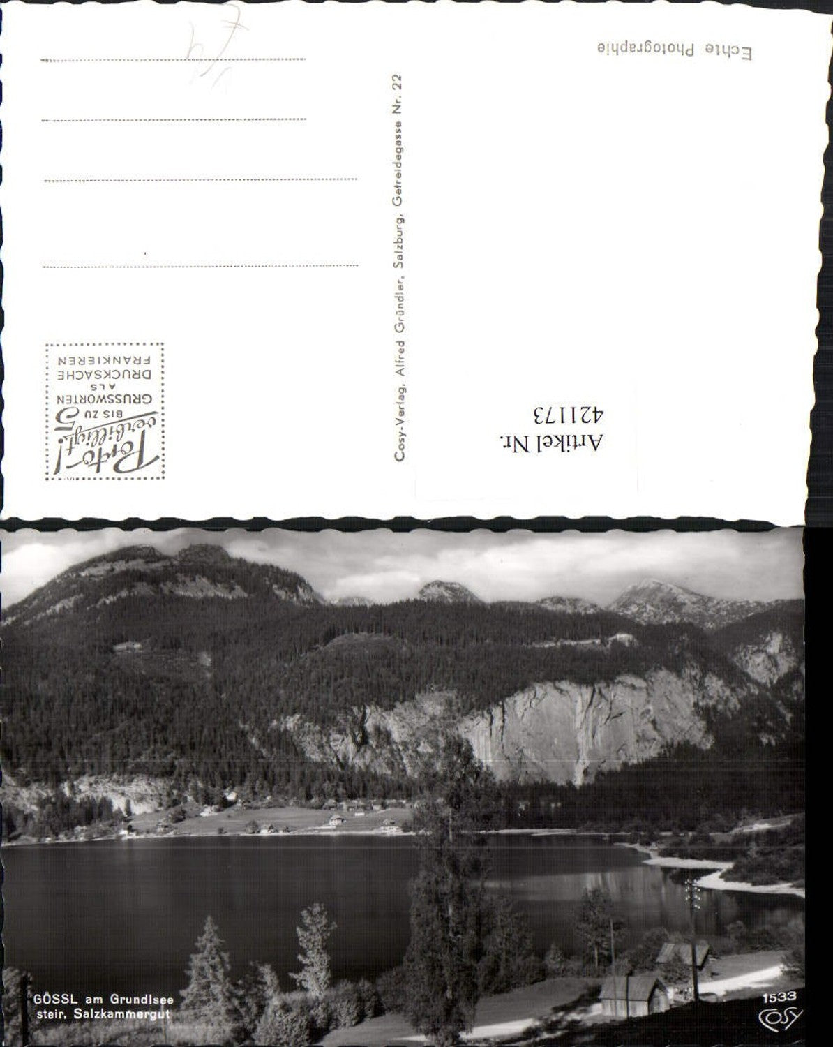 Alte Ansichtskarte – Old Postcard