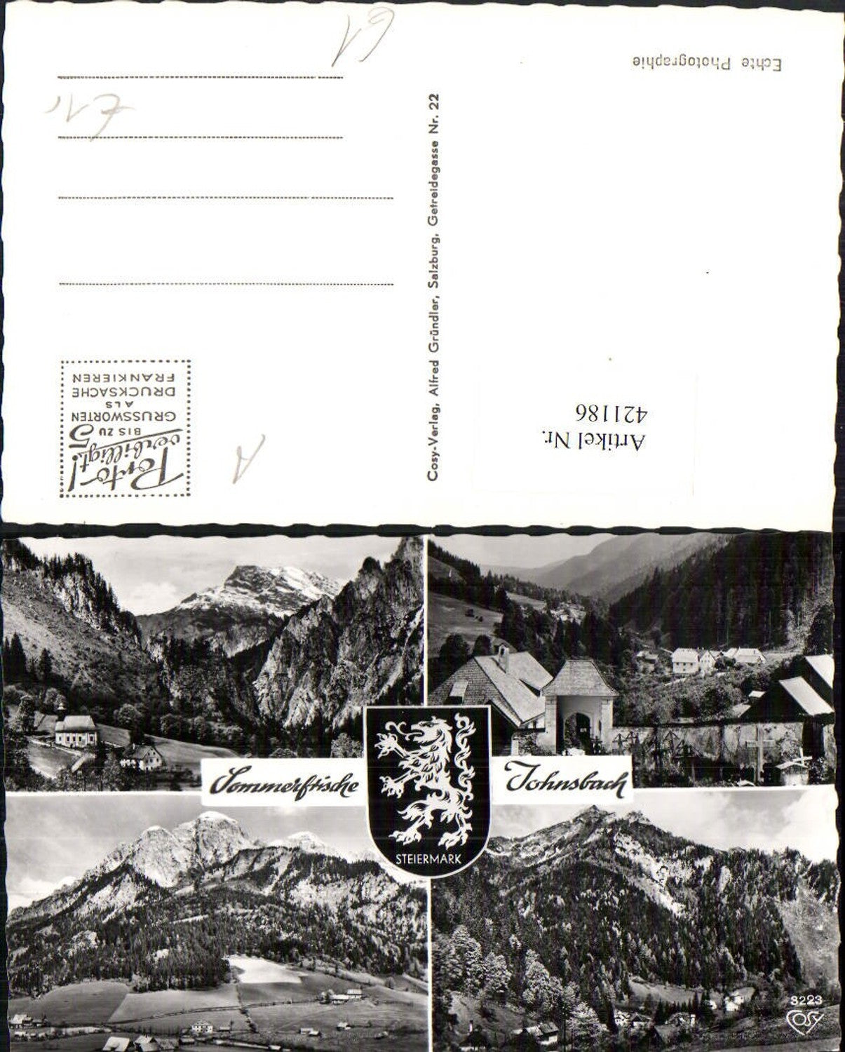 Alte Ansichtskarte – Old Postcard