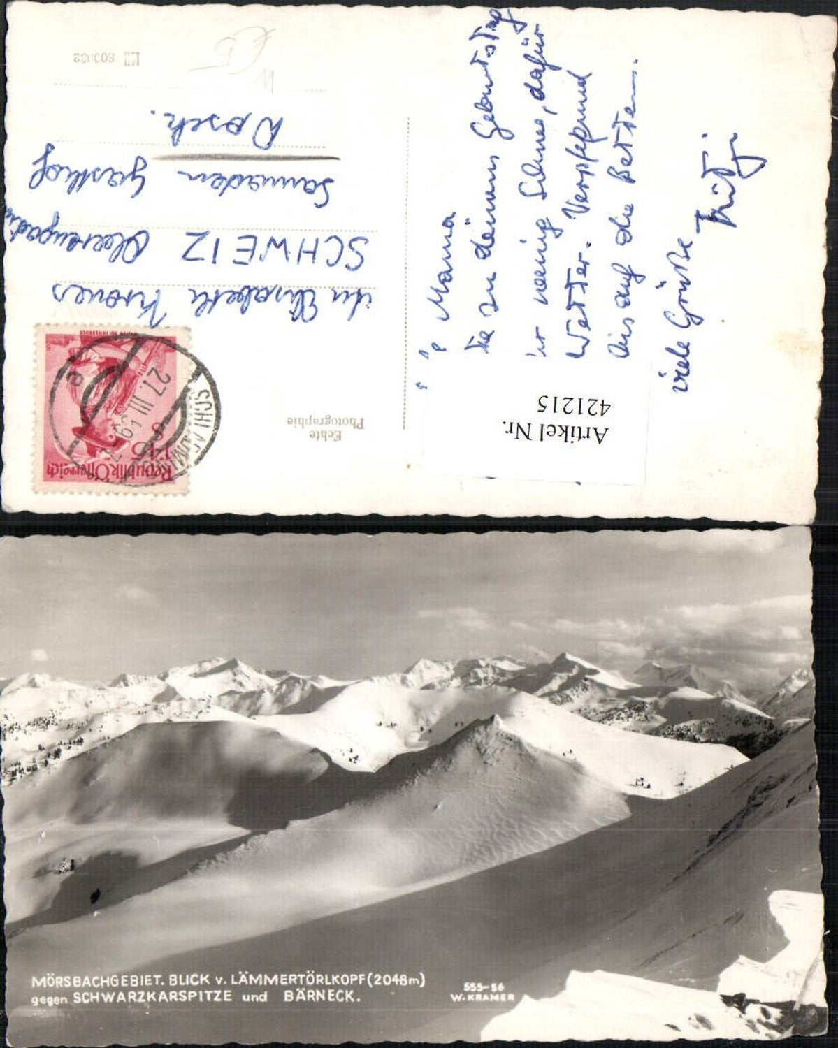 Alte Ansichtskarte – Old Postcard