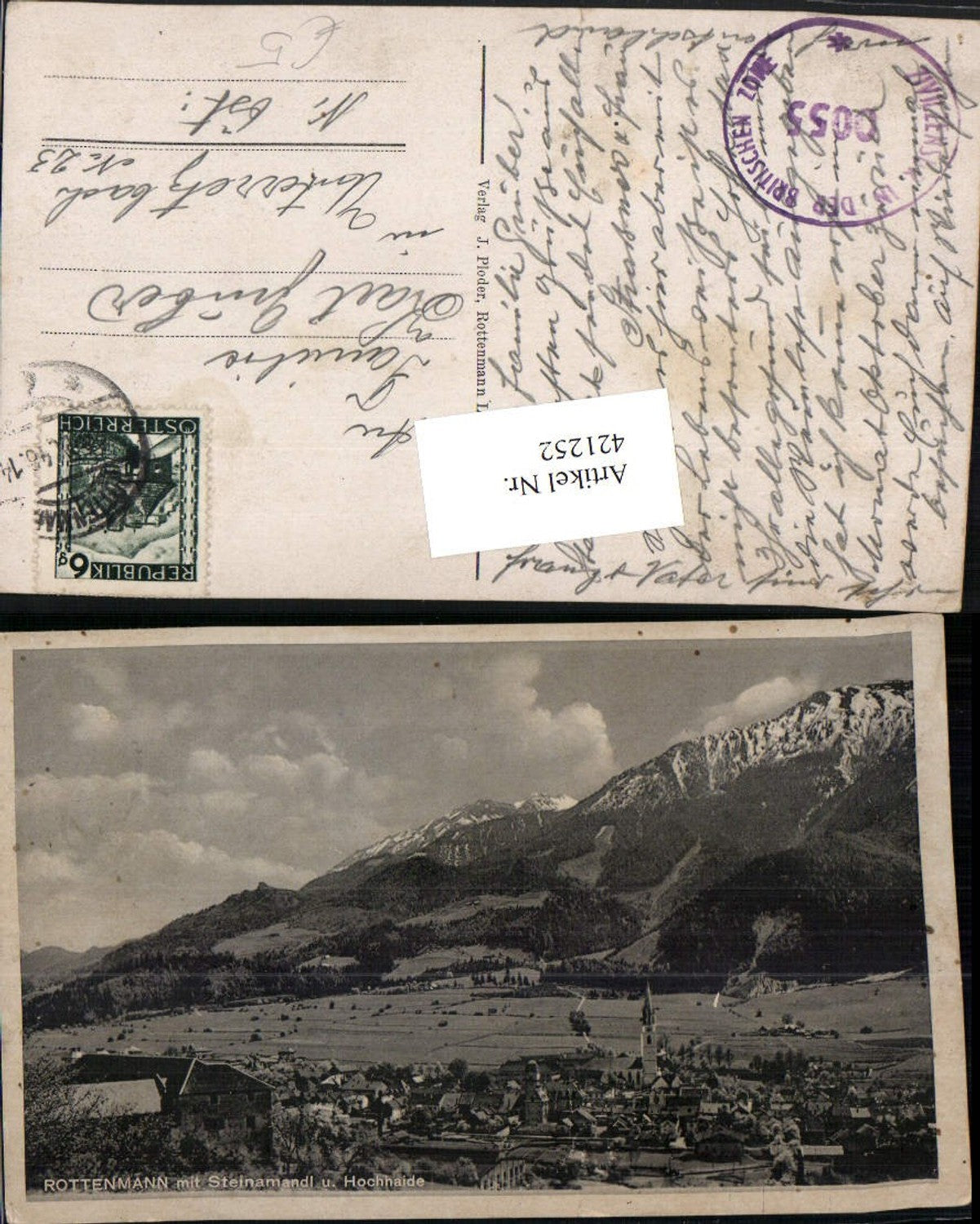 Alte Ansichtskarte – Old Postcard