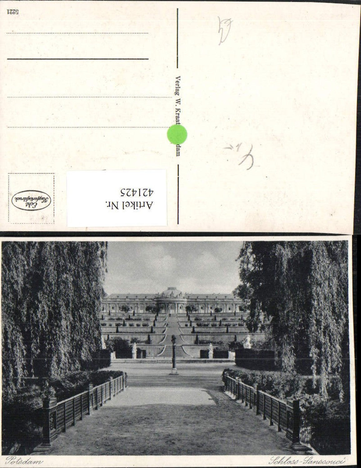 421425, Potsdam Sanssouci Palace Terraces