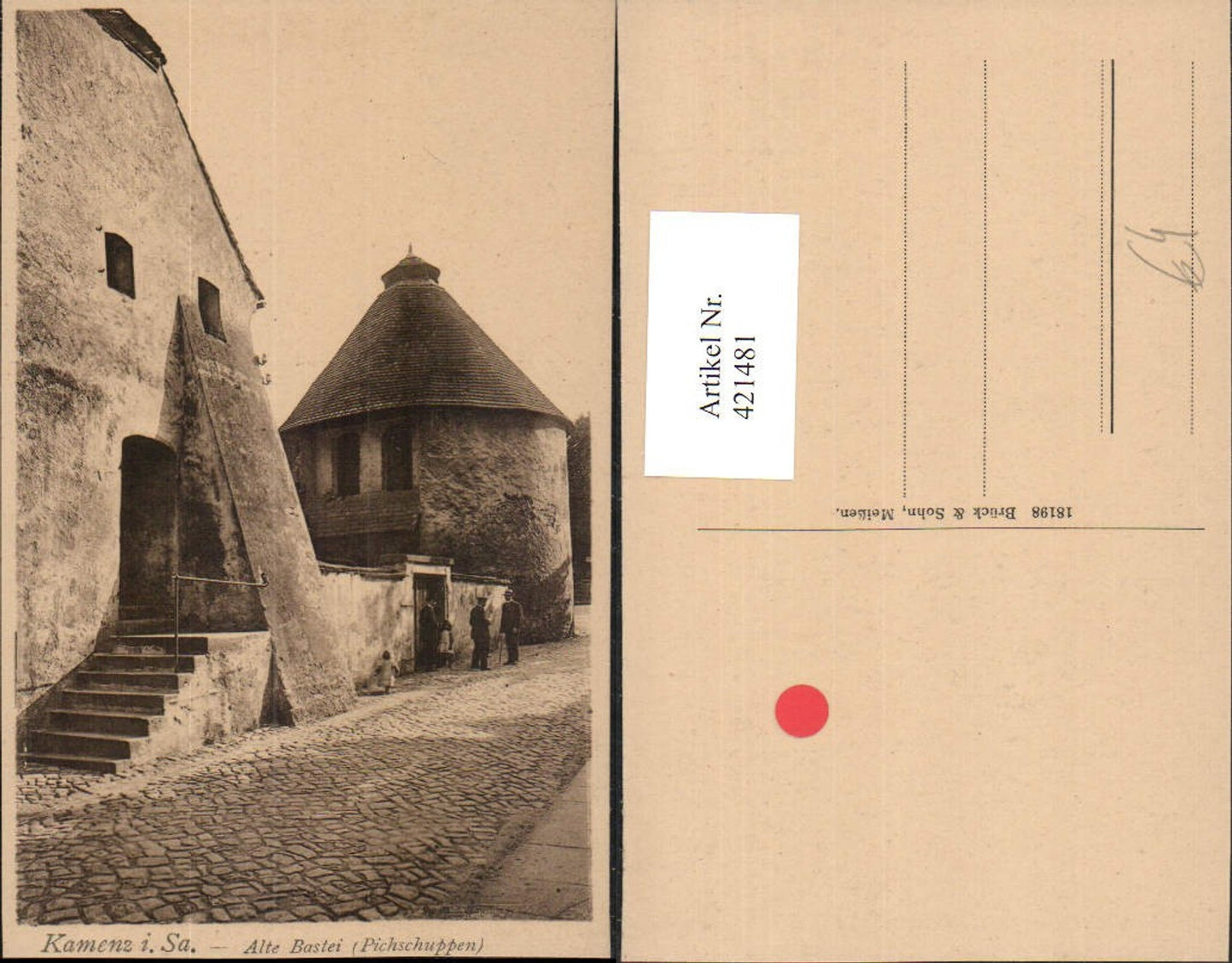 421481,Kamenz in Sachsen Alte Bastei Pichschuppen