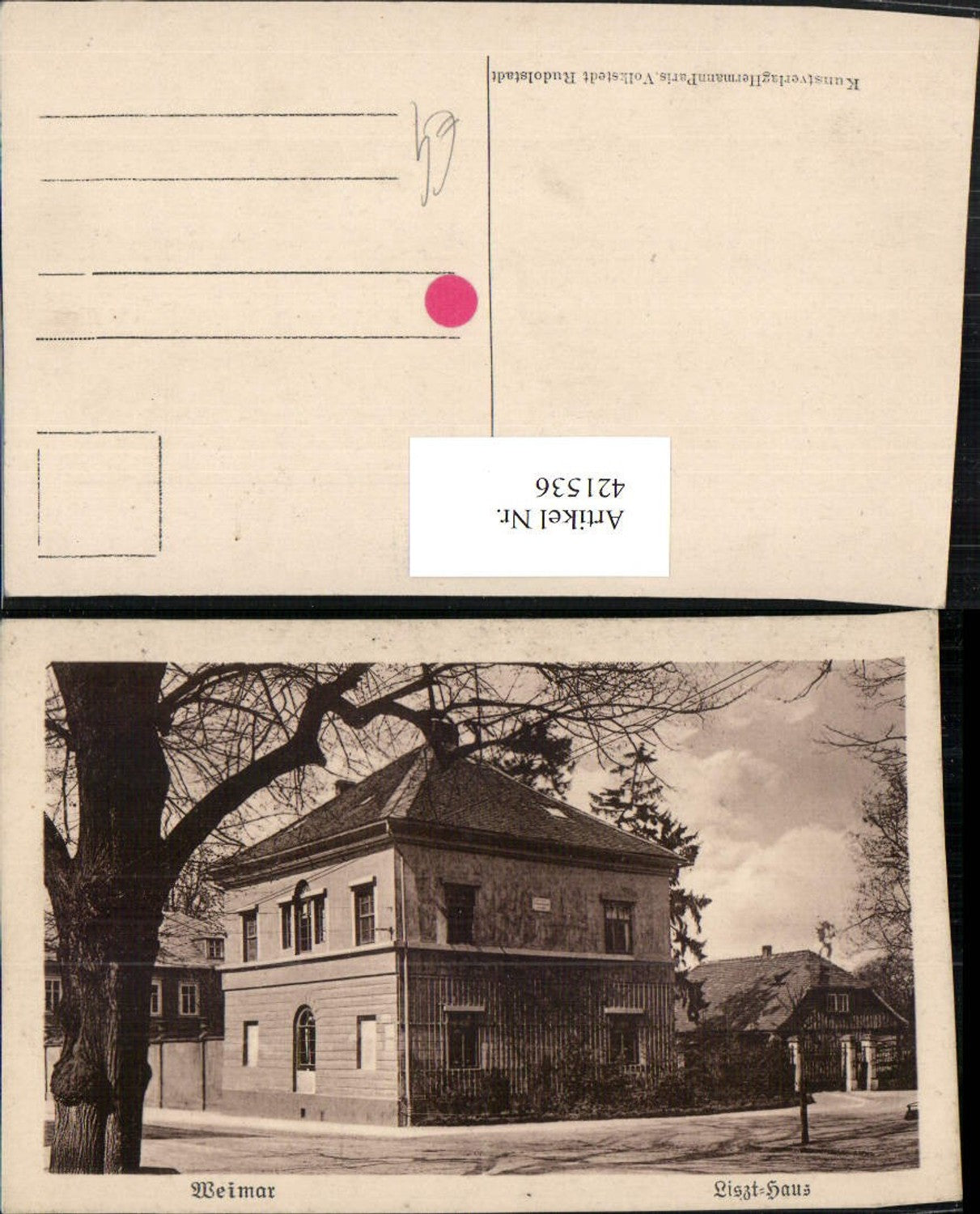 421536,Weimar Liszt-Haus Gebäude