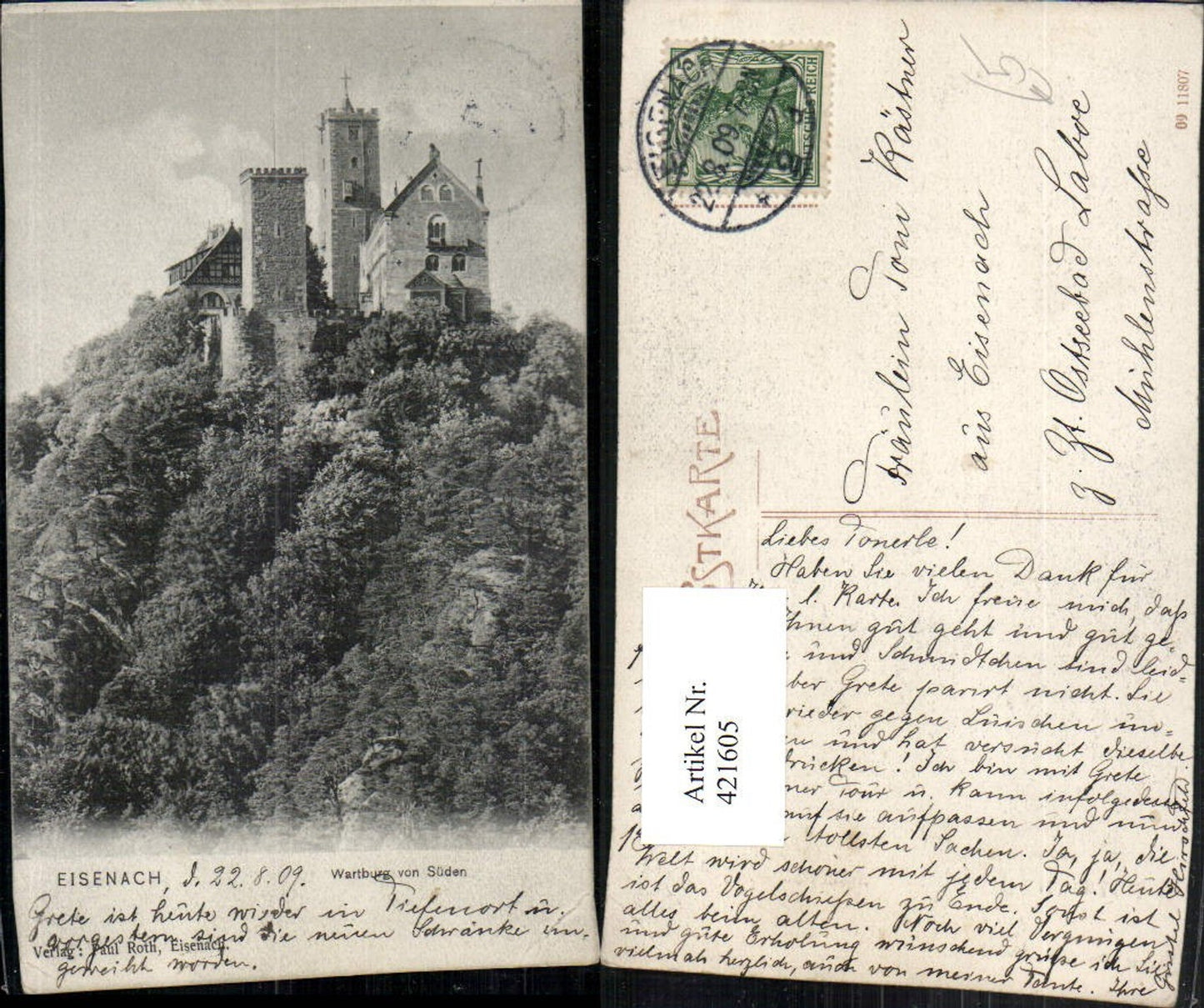 421605, Eisenach Wartburg Castle
