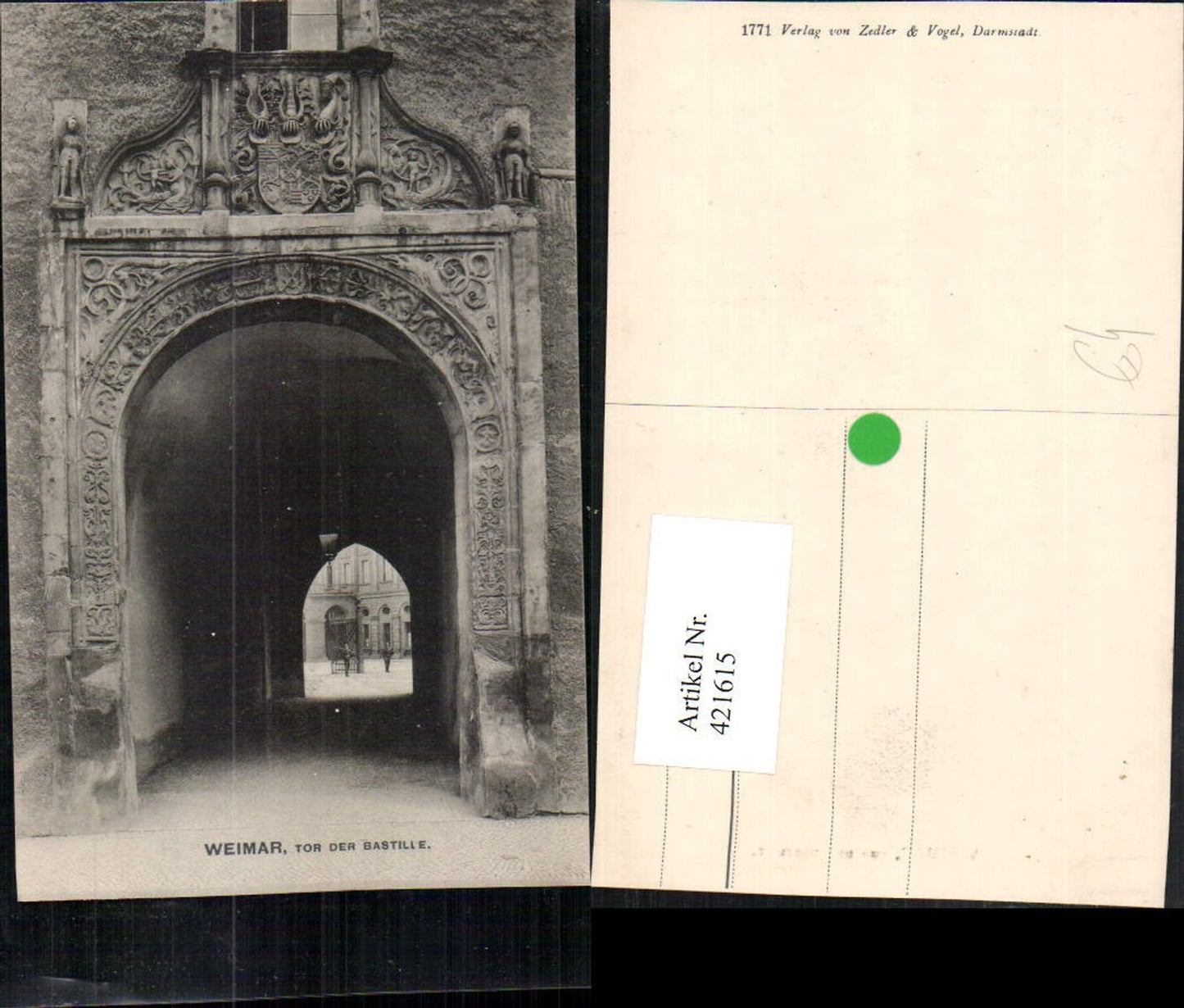 421615,Weimar Tor der Bastille