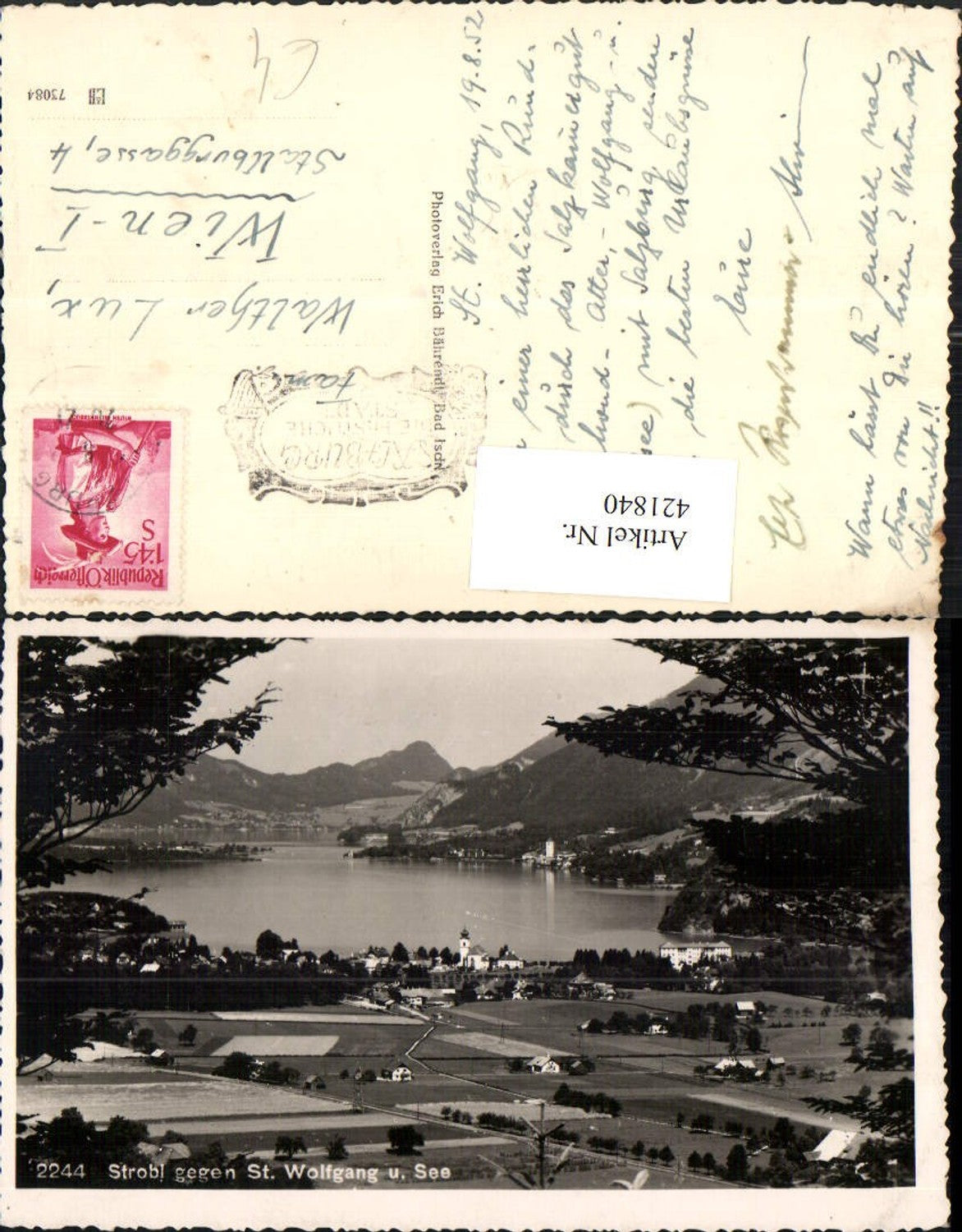 421840, Strobl Total against St. Wolfgang and Lake