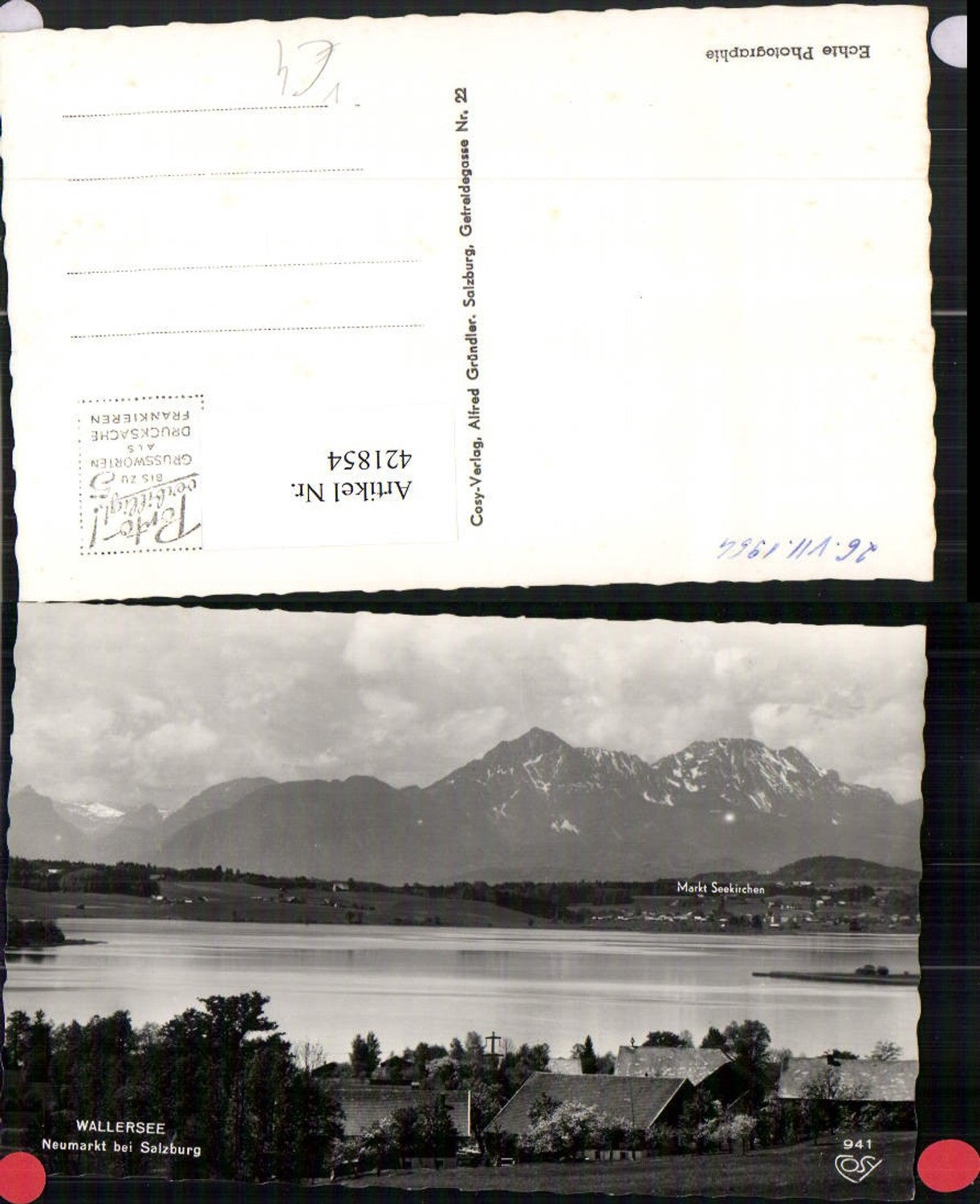 421854, Wallersee See near Neumarkt Salzburg mountain scenery pub Cosy 941