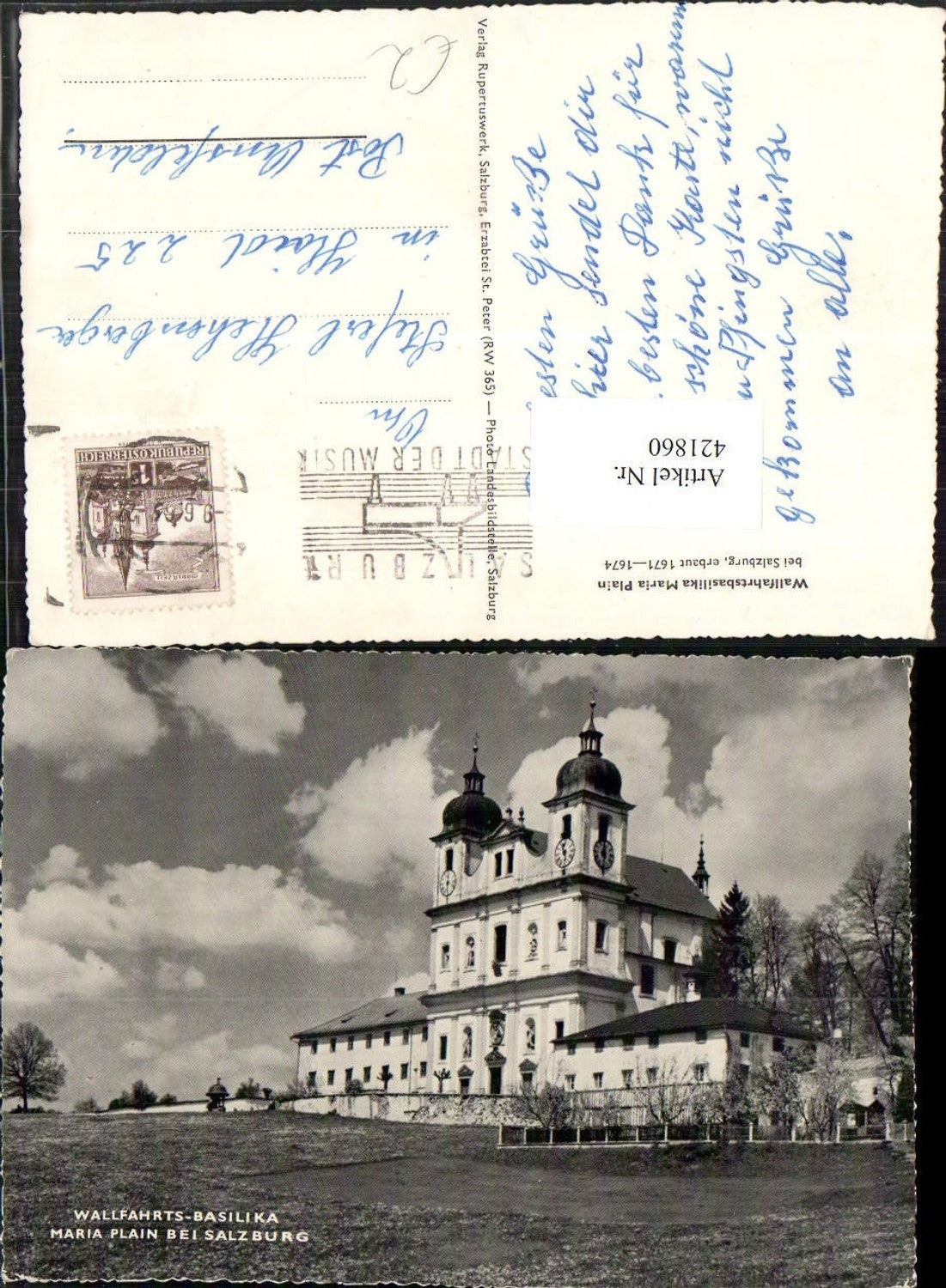 421860, Pilgrimage Basilica Church of Maria Plain near Salzburg