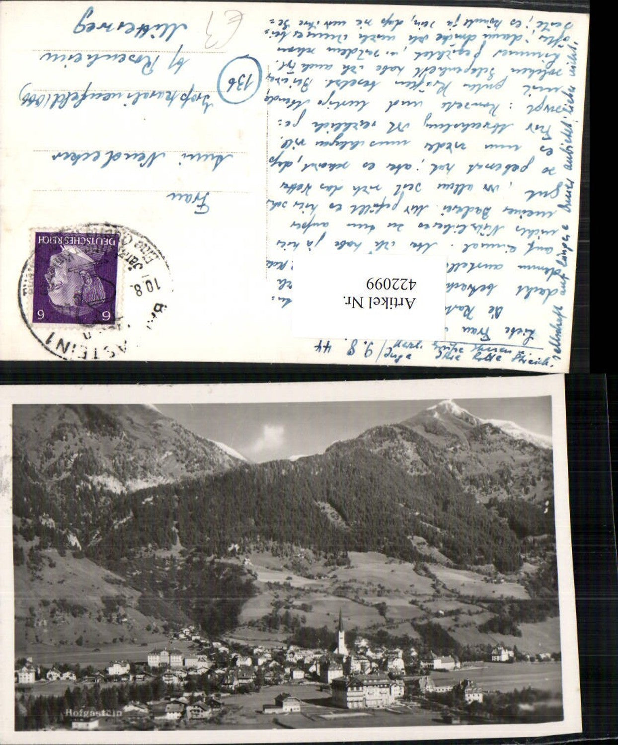 422099,Bad Hofgastein Totale Bergkulisse