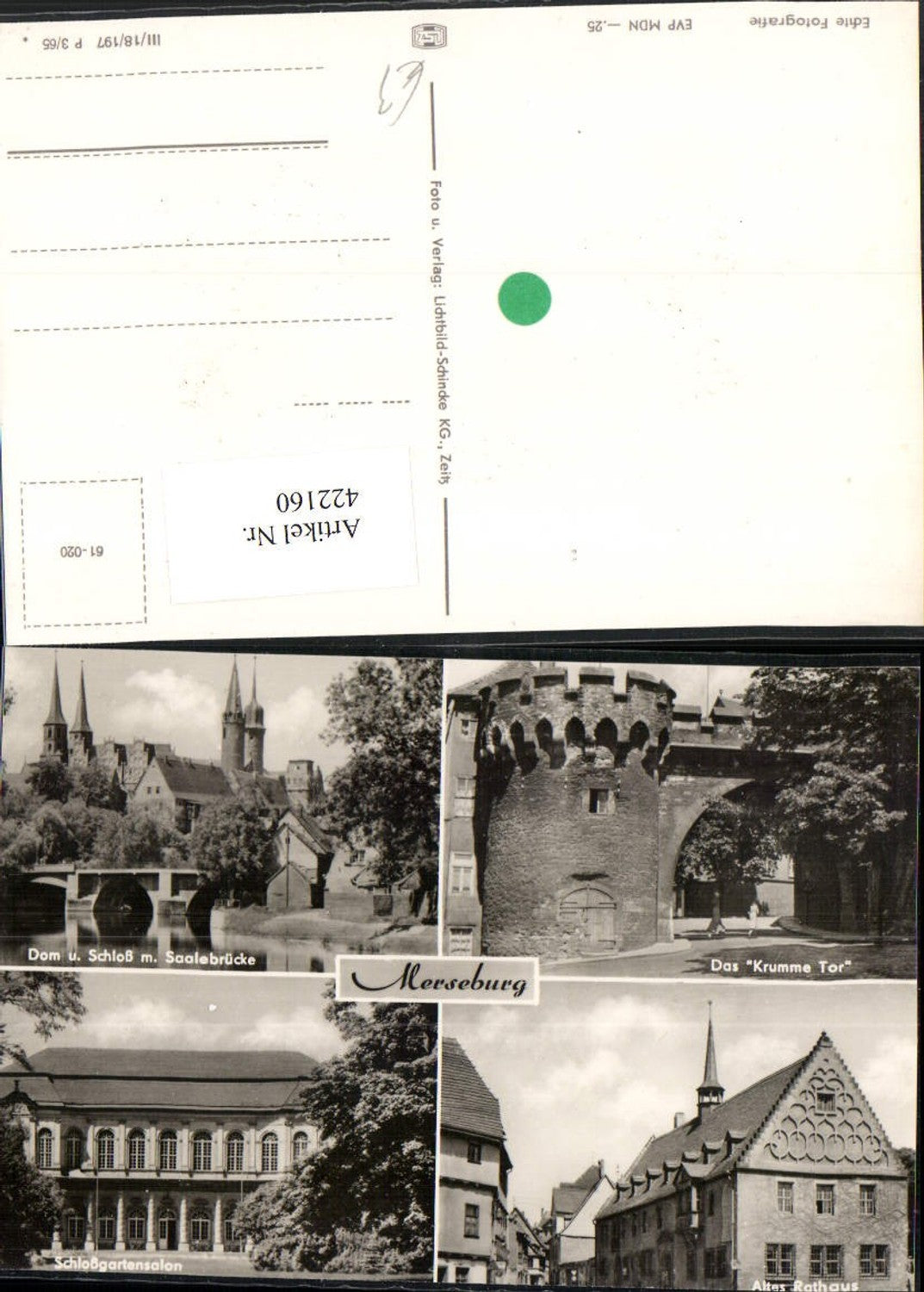 422160,Merseburg Dom Kirche Schloss Brücke Altes Rathaus Tor Mehrbildkarte