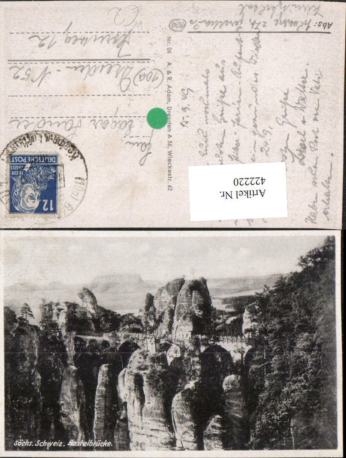 422220,Sächsische Schweiz Basteibrücke Brücke b. Rathen