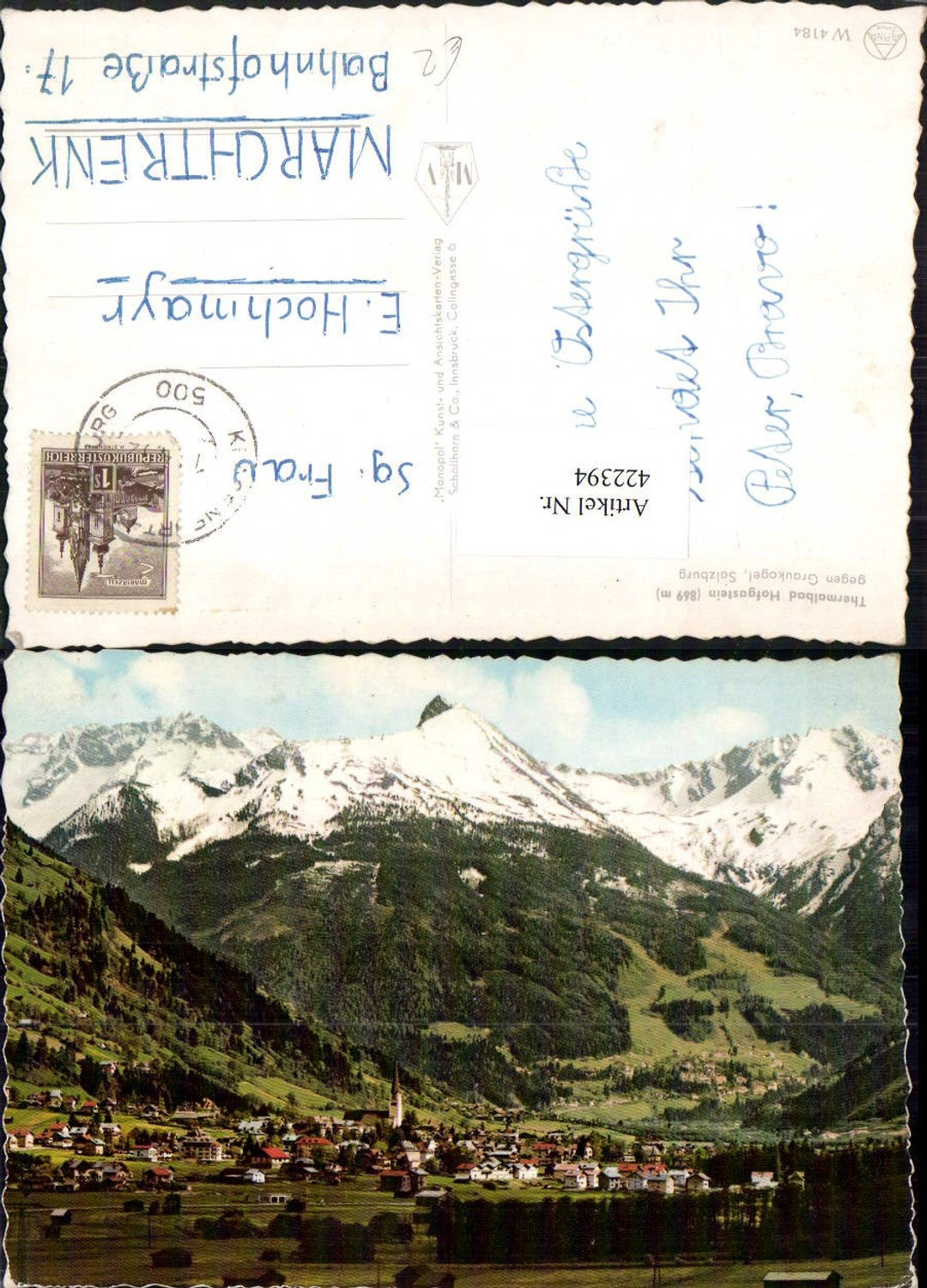 Alte Ansichtskarte – Old Postcard