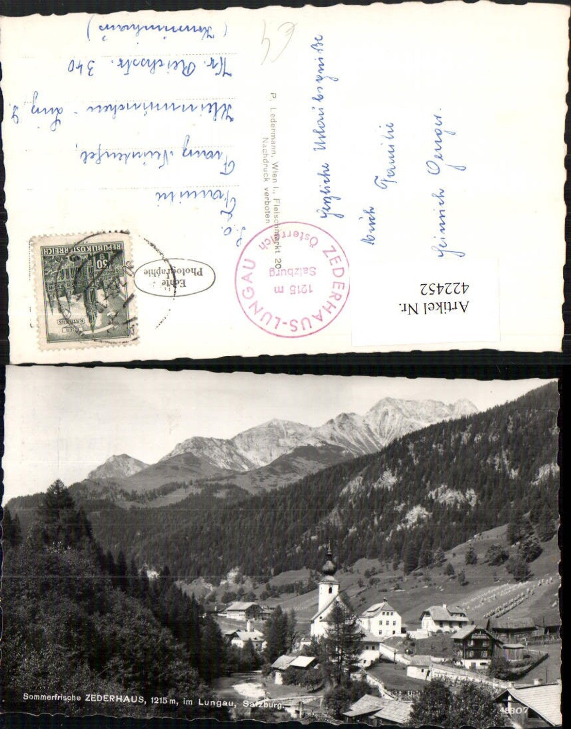 422452,Zederhaus im Lungau Totale Bergkulisse