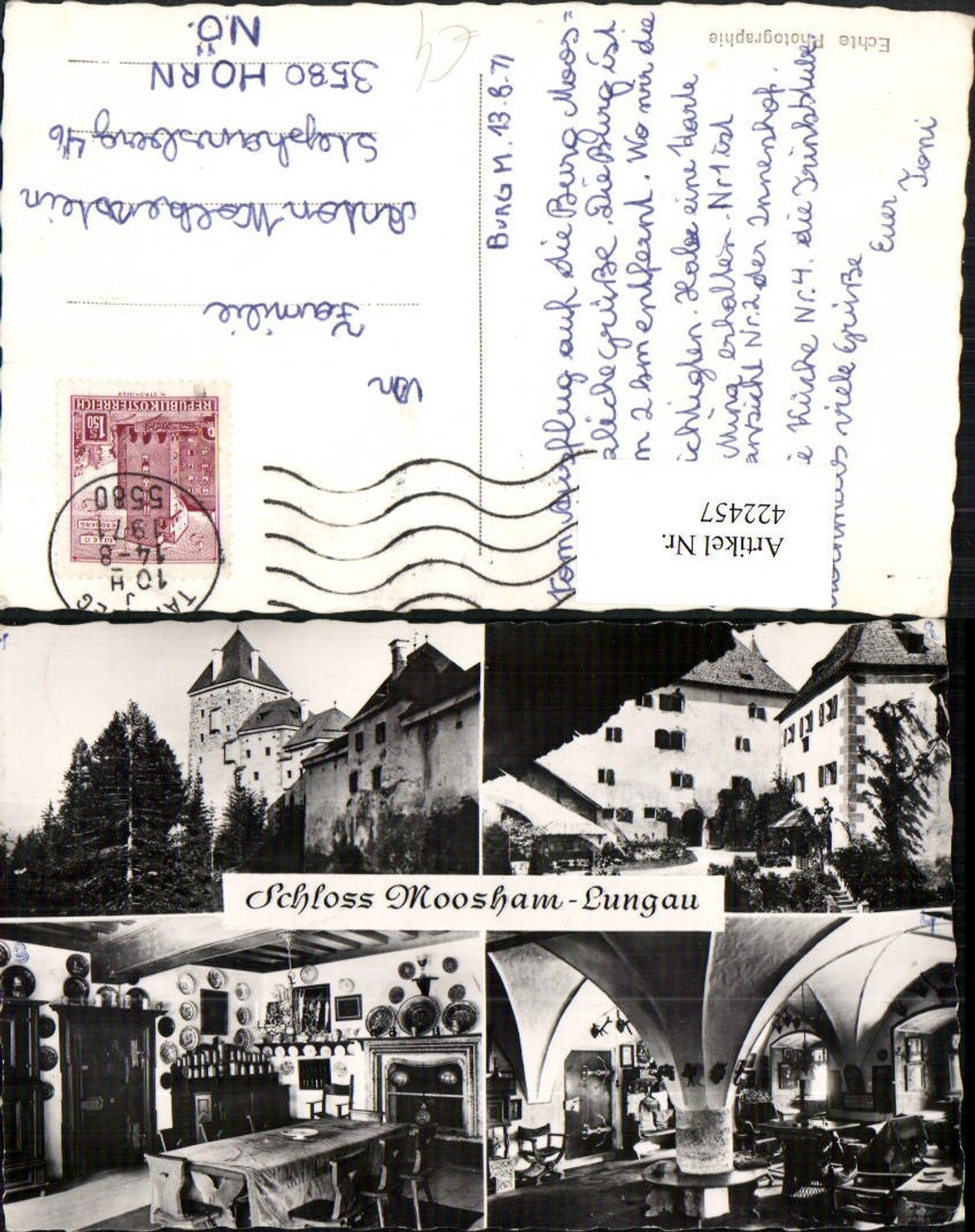 422457,Schloss Moosham im Lungau Mehrbildkarte