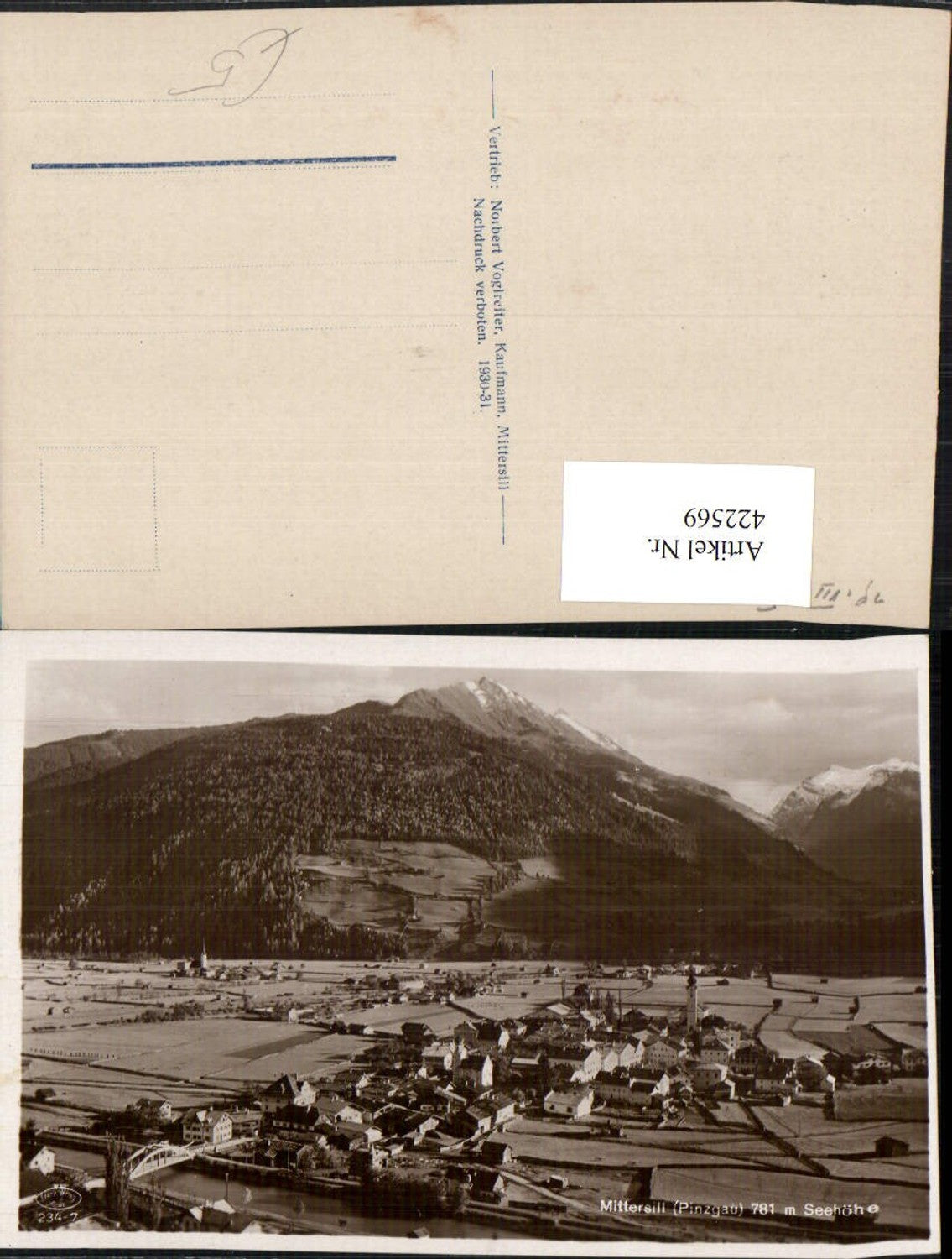 422569,Mittersill Totale Bergkulisse