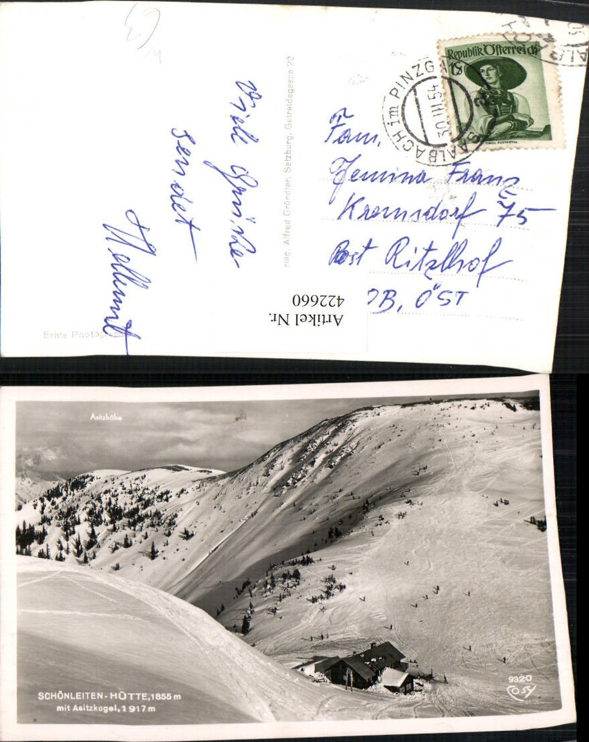 422660,Schönleiten-Hütte Berghütte b. Saalbach m. Asitzkogel Bergkulisse pub Cosy 9320