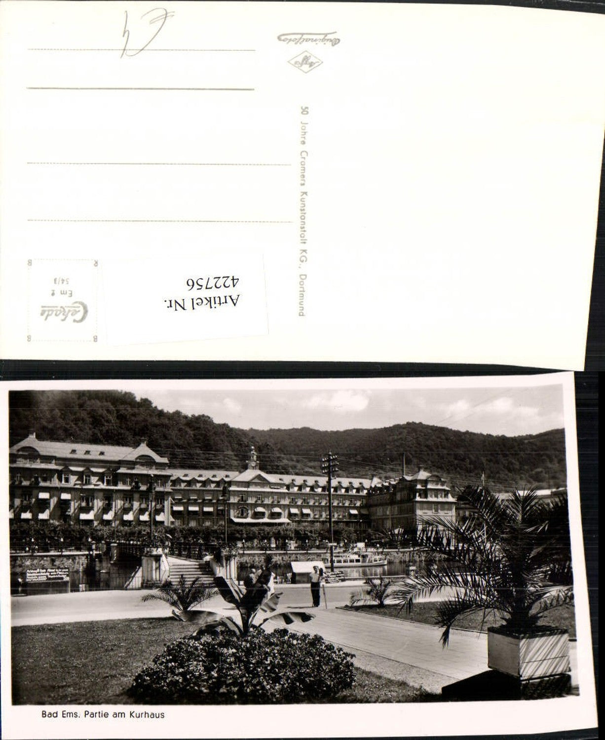 422756,Bad Ems Partie am Kurhaus Gebäude
