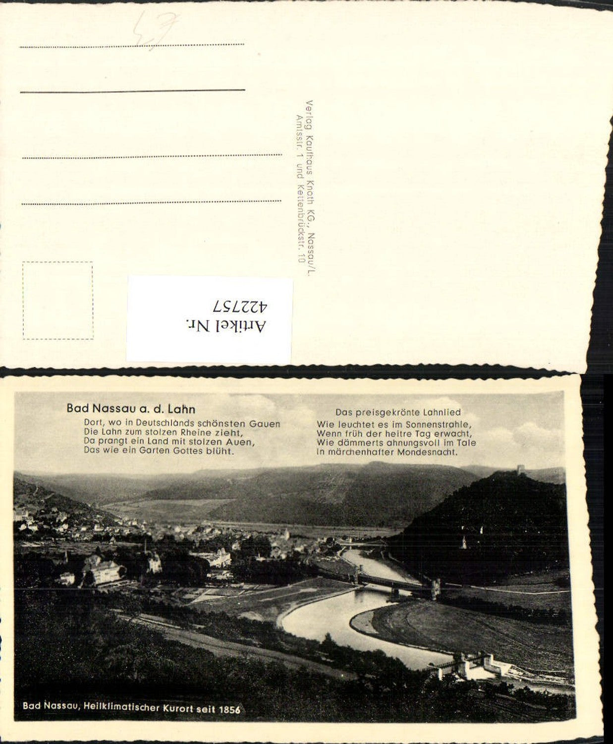 422757,Bad Nassau an d. Lahn Totale Text