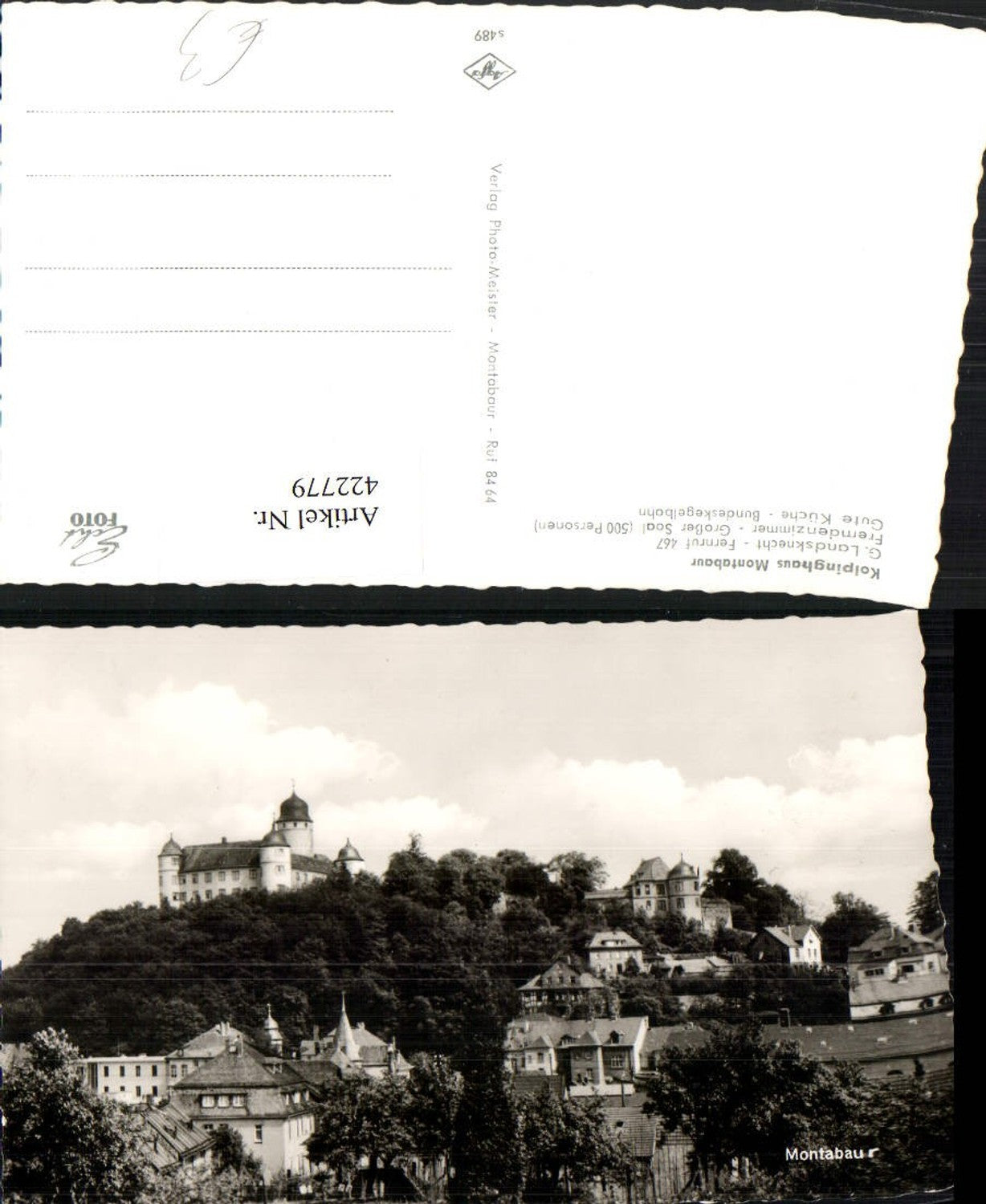 422779,Montabaur Teilansicht m. Schloss