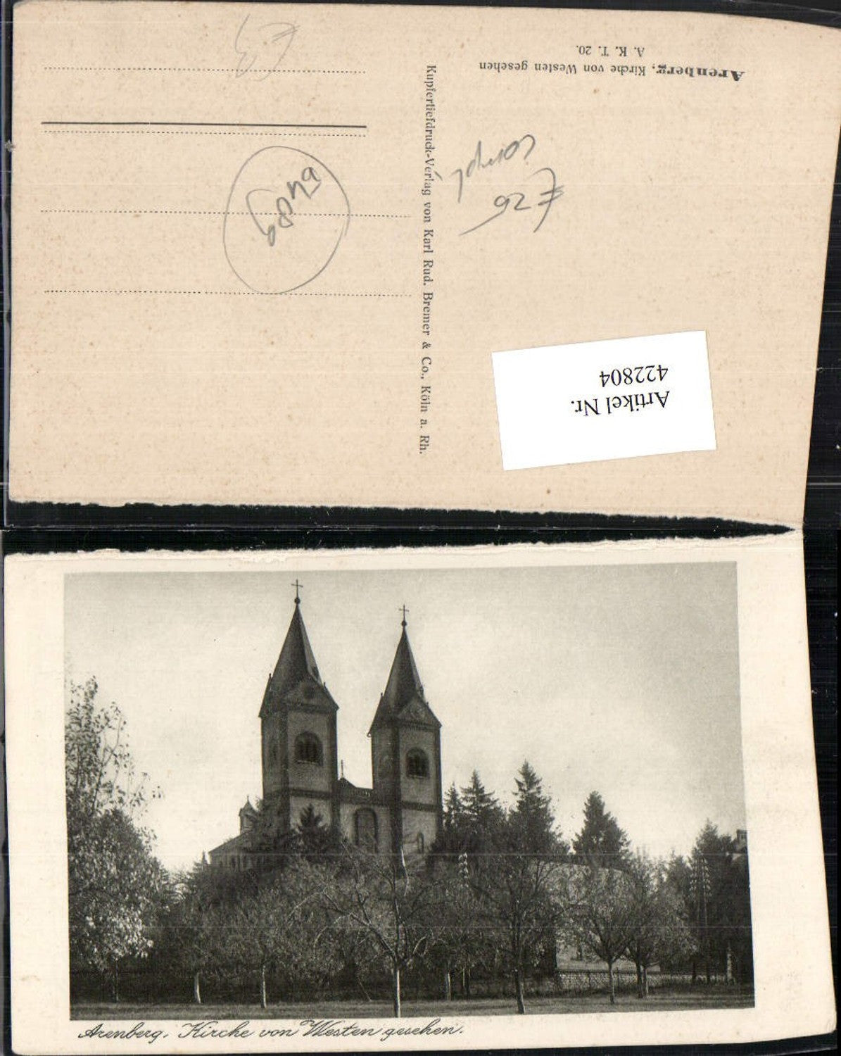422804,Koblenz Arenberg Kirche