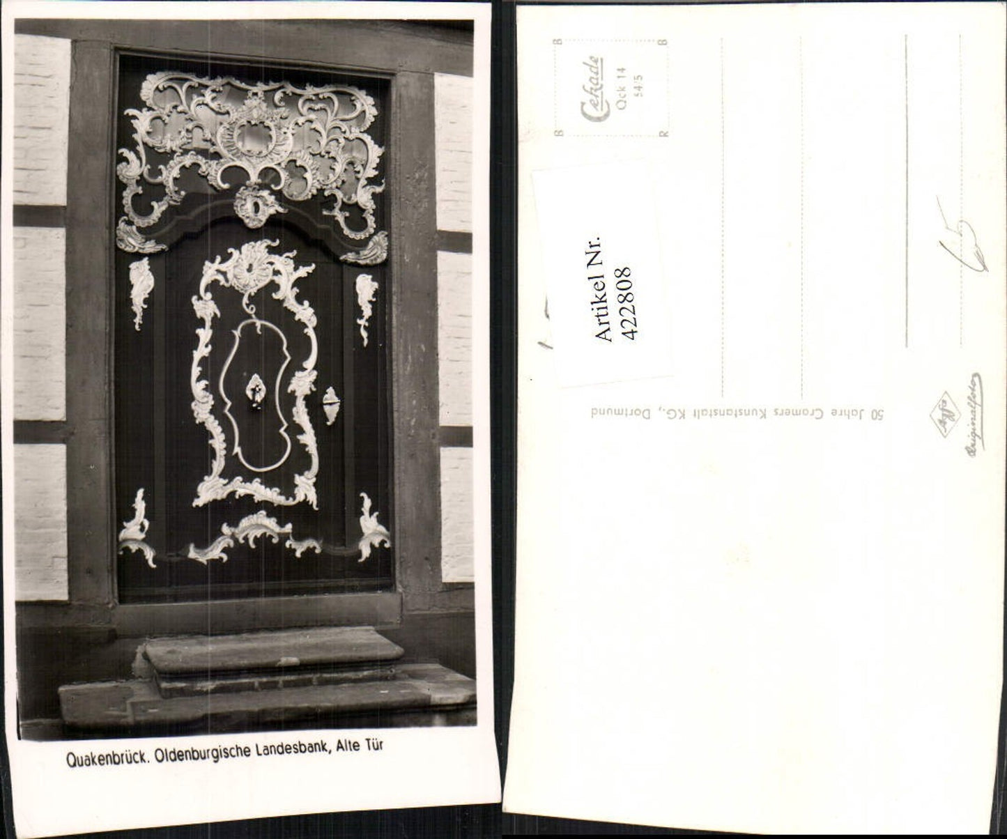 422808,Quakenbrück Oldenburgische Landesbank Alte Tür