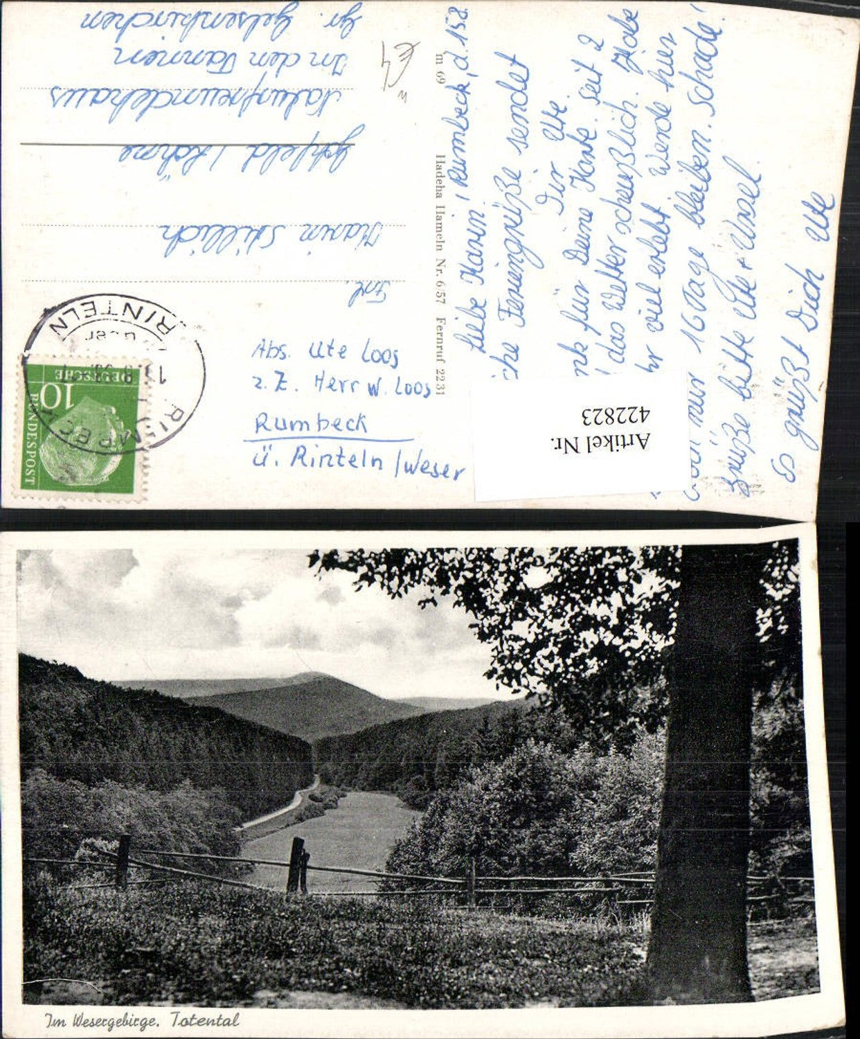 422823,Wesergebirge Totental b. Hameln Bad Münder