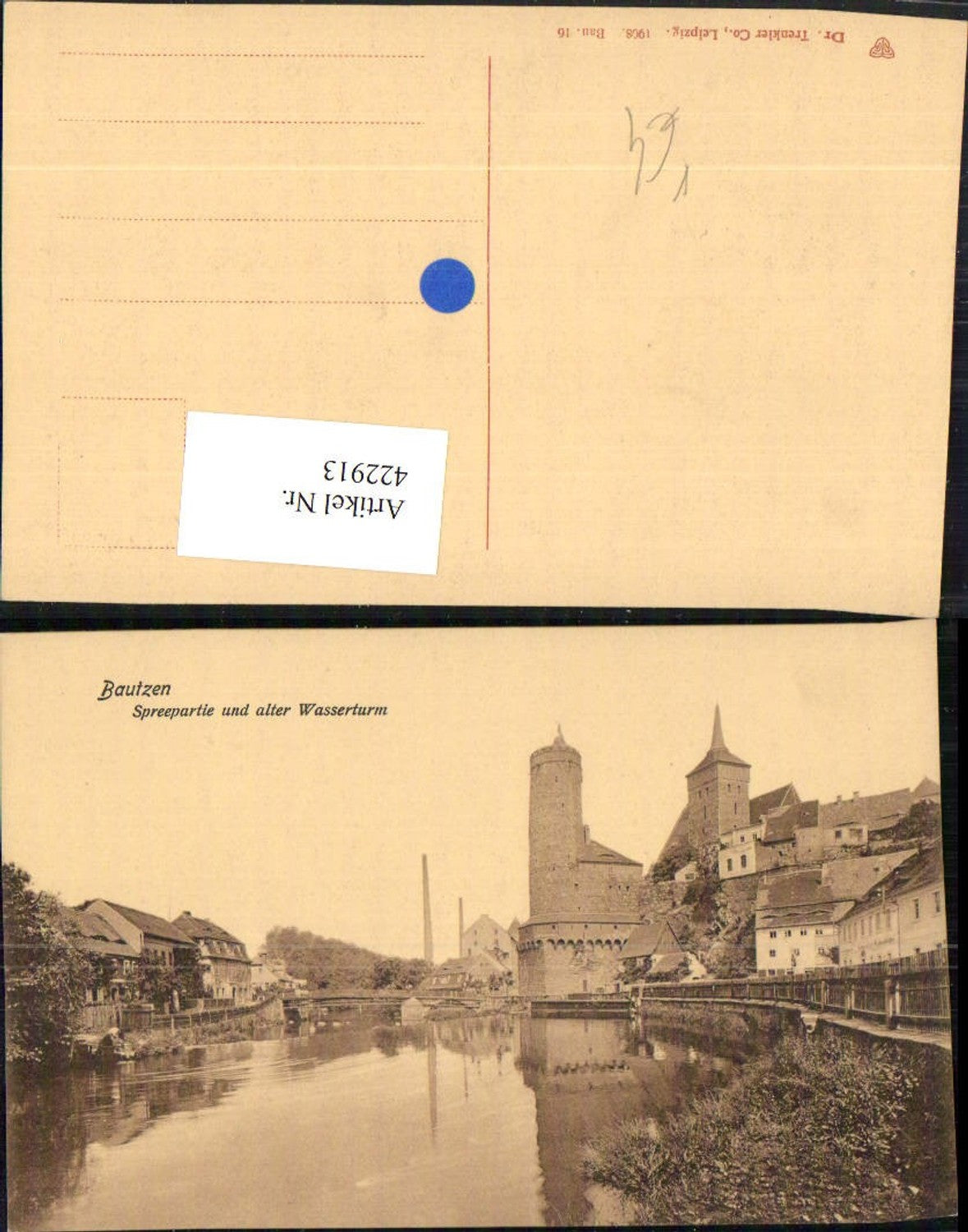 422913,Bautzen Spreepartie u. Alter Wasserturm Turm pub Trenkler 16
