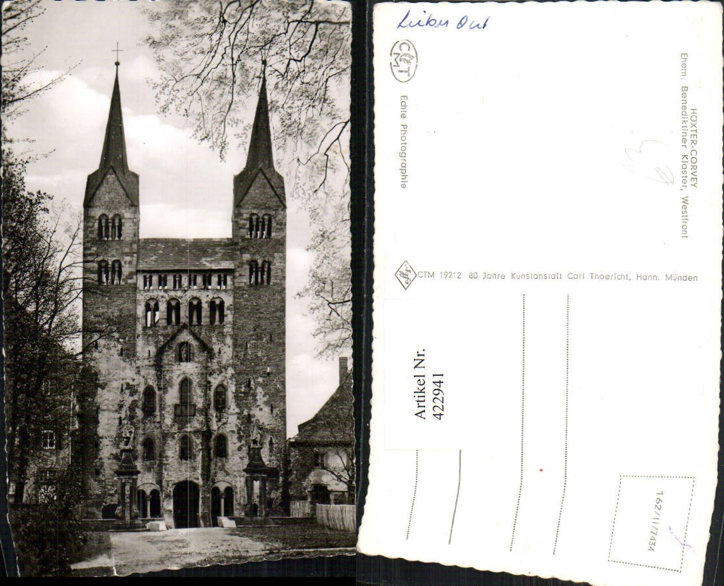 422941,Höxter Corvey Kloster Kirche