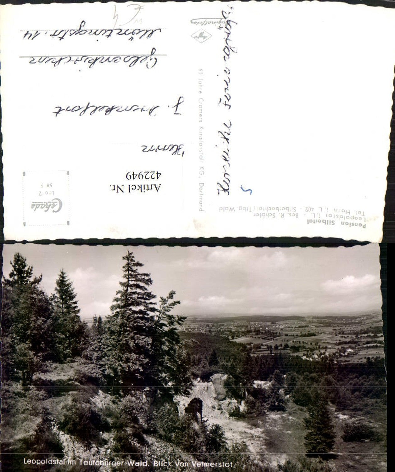 422949,Leopoldstal im Teutoburger Wald Blick von Velmerstot