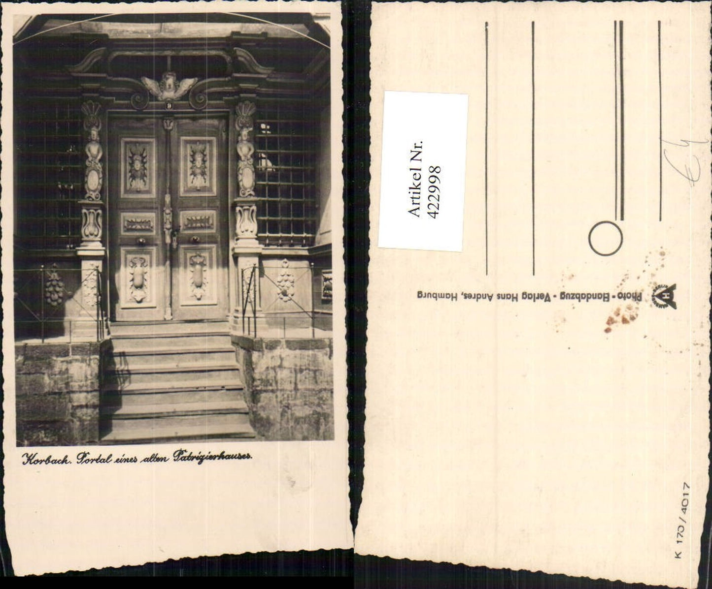 Alte Ansichtskarte – Old Postcard