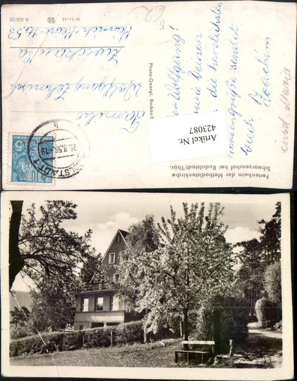 423087, Schwarzenshof near Rudolstadt, Methodist Church holiday home