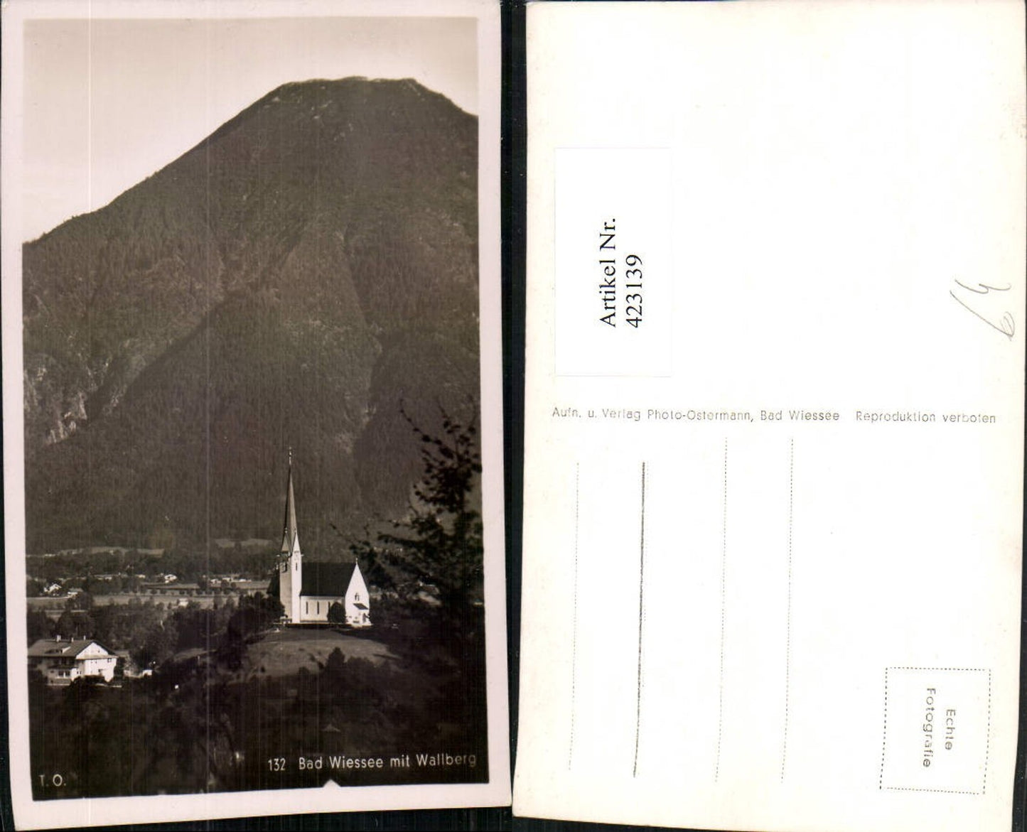 423139,Bad Wiessee Kirche m. Wallberg