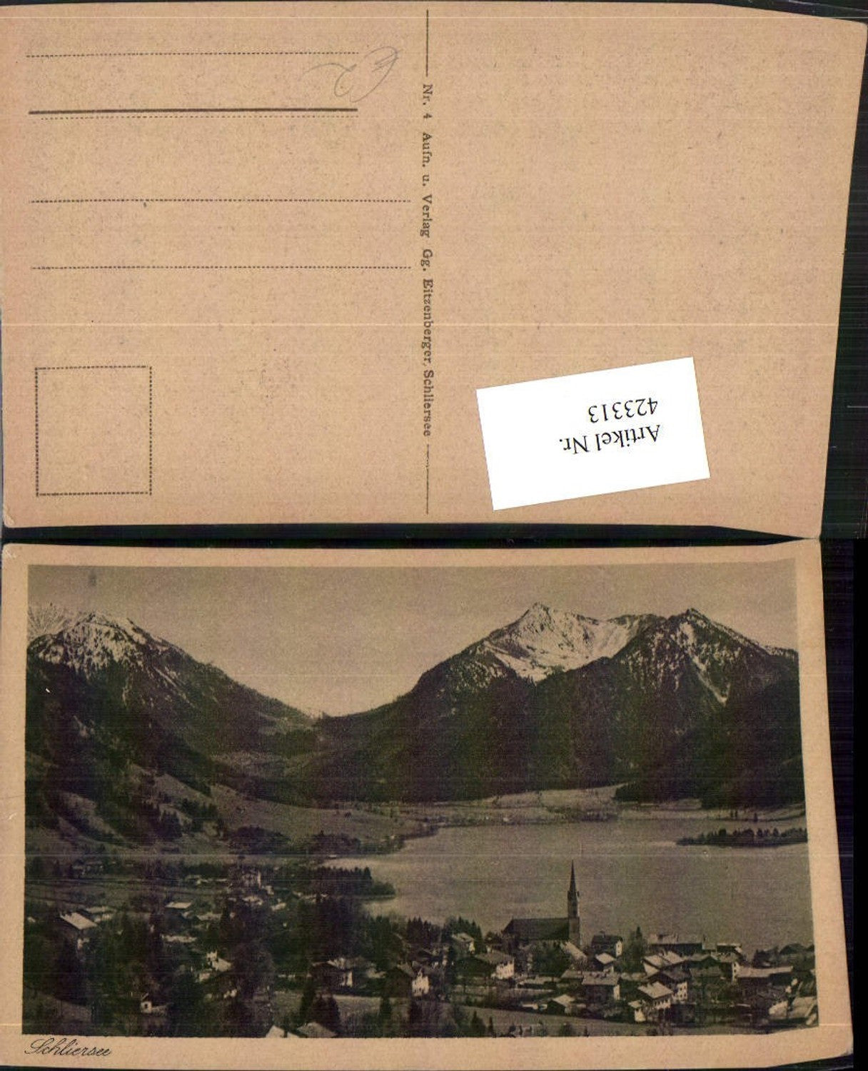 423313, Schliersee Total mountain scenery