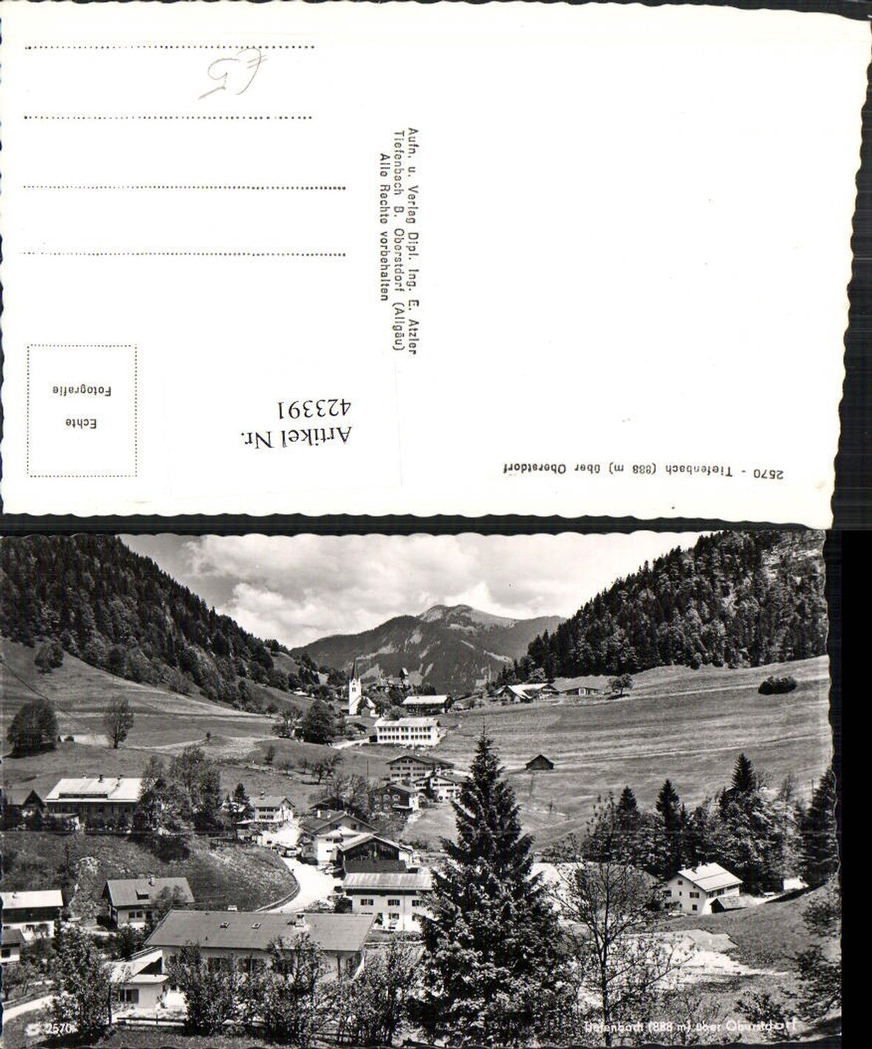 423391,Tiefenbach b. Oberstdorf Totale