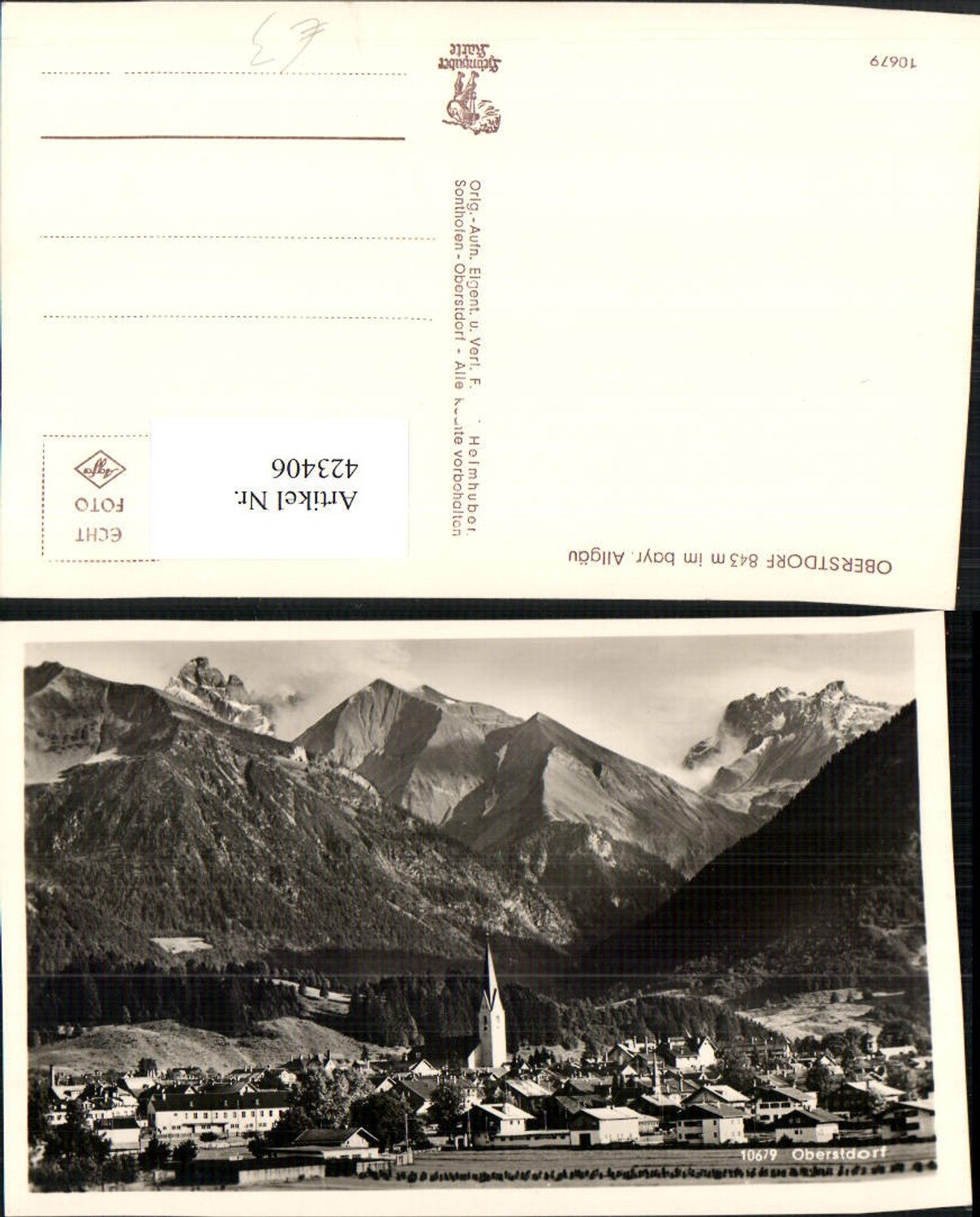 423406,Oberstdorf im Allgäu Totale Bergkulisse