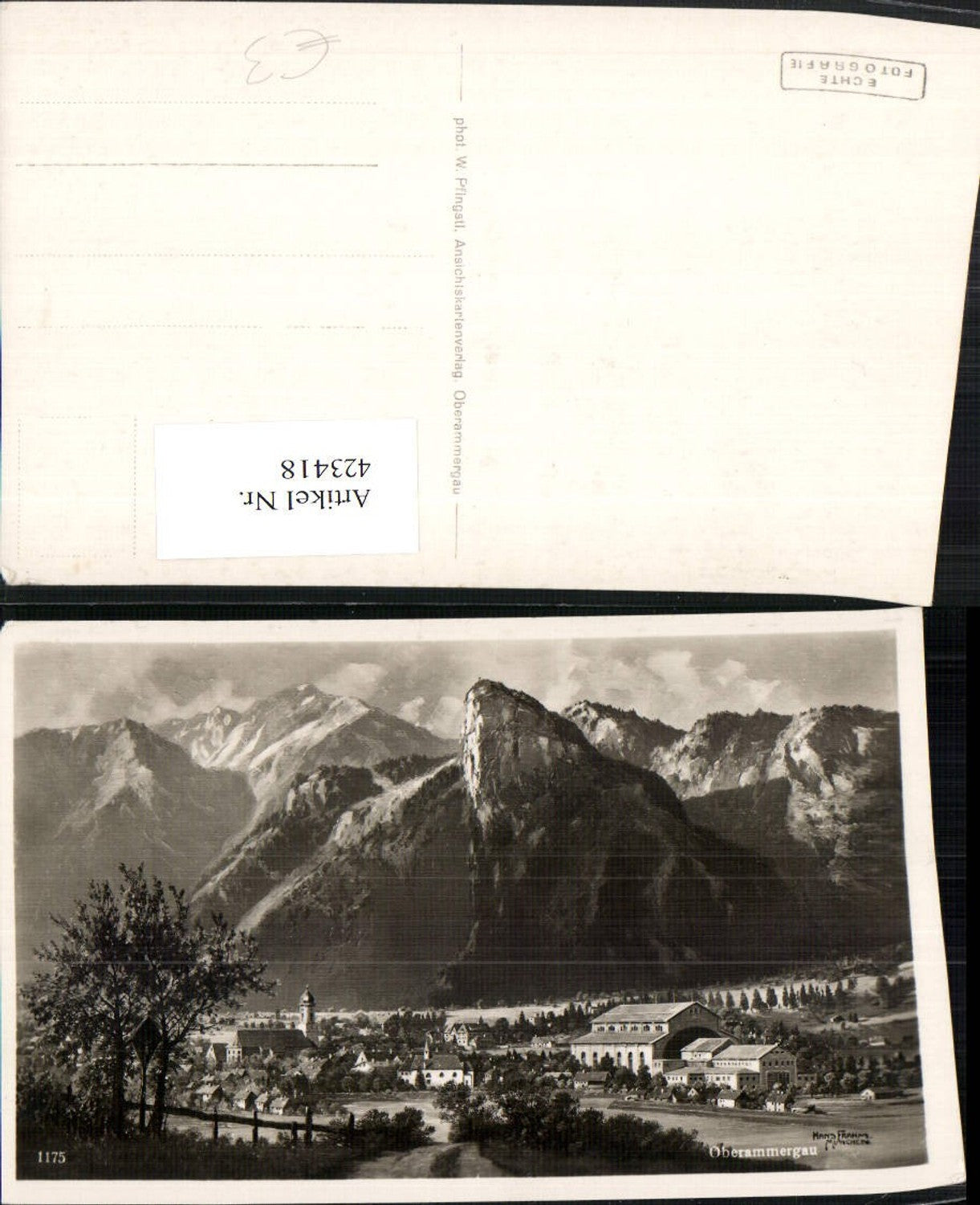 423418,Oberammergau Totale Bergkulisse