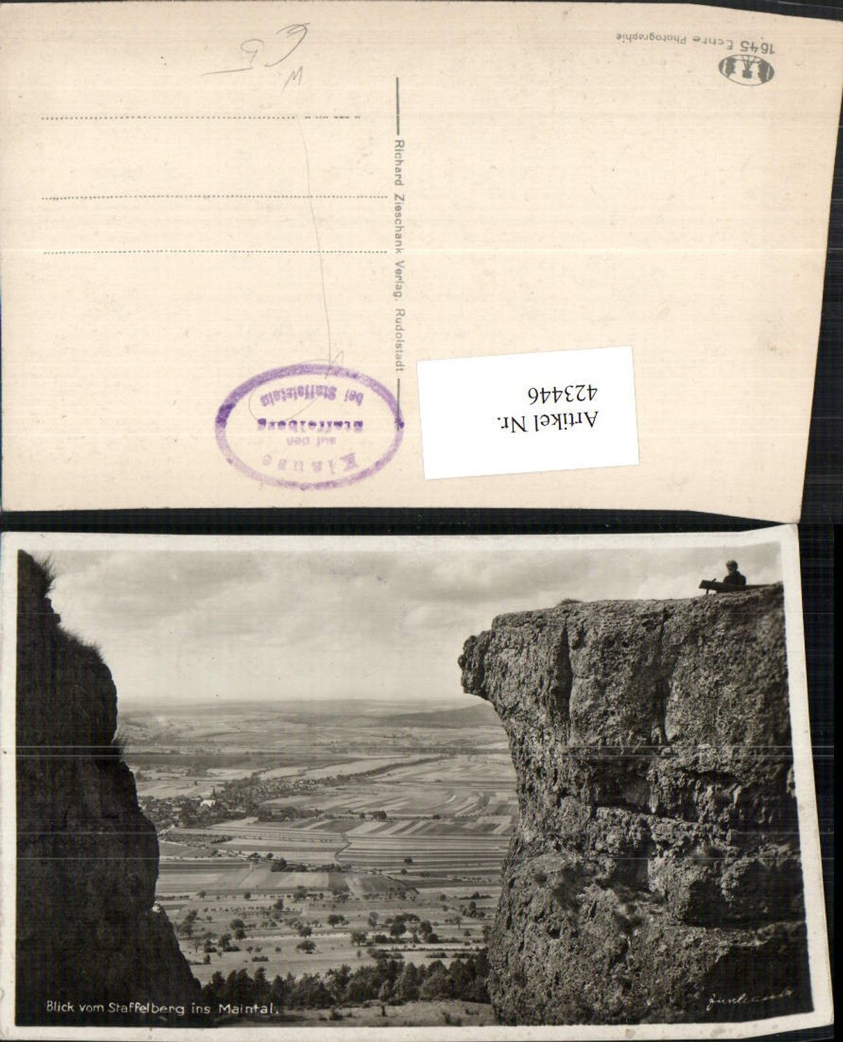 423446,Blick vom Staffelberg ins Maintal b. Staffelstein