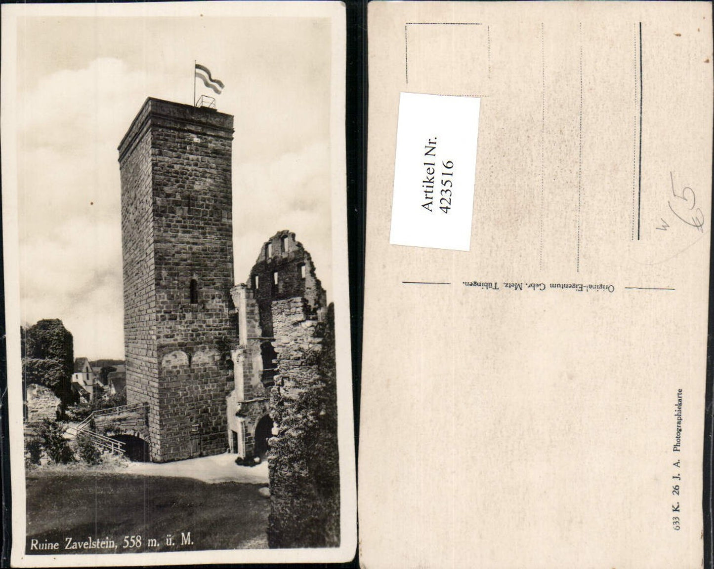423516,Ruine Zavelstein b. Bad Teinach-Zavelstein