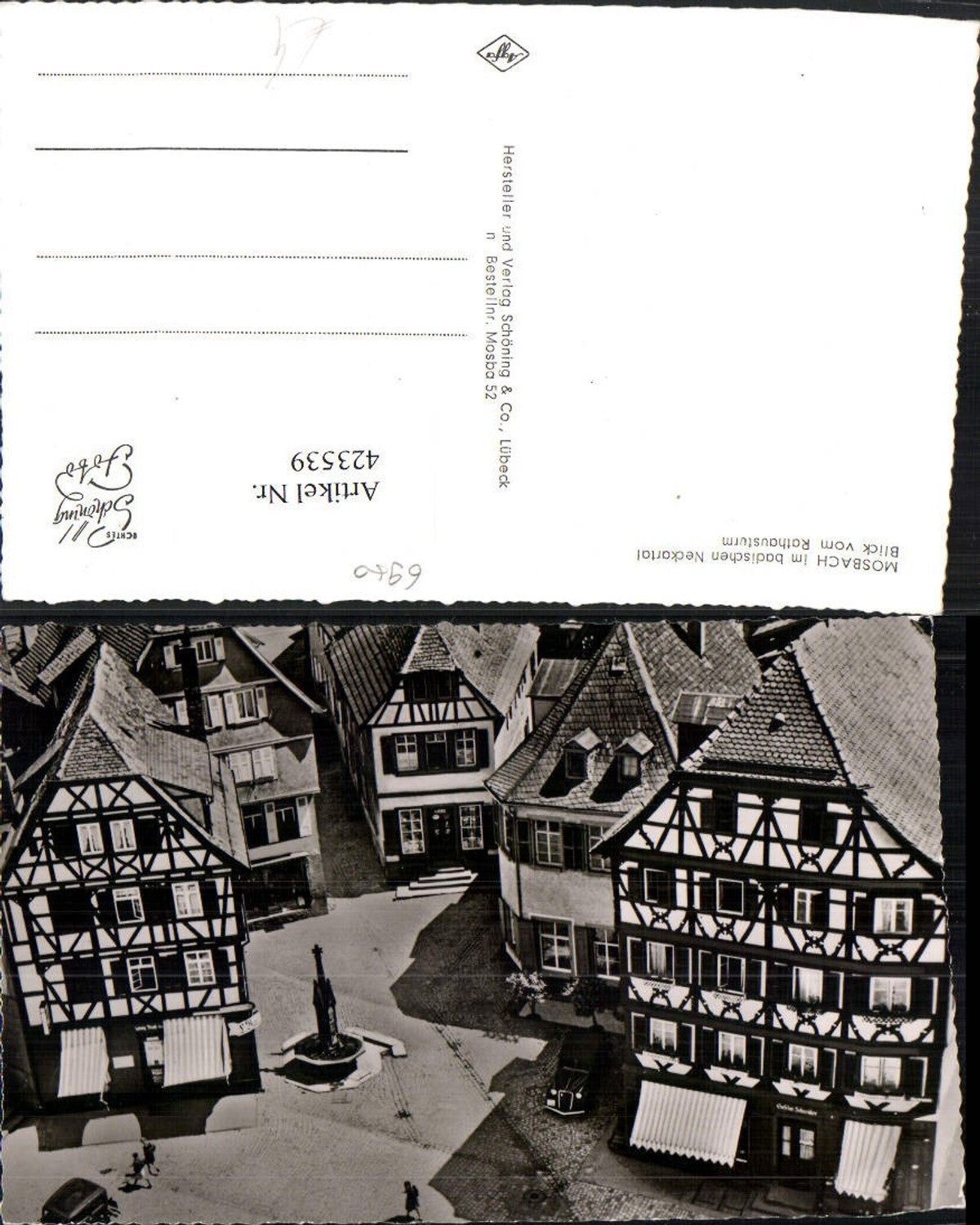 423539,Mosbach im Neckartal Platz vom Rathausturm