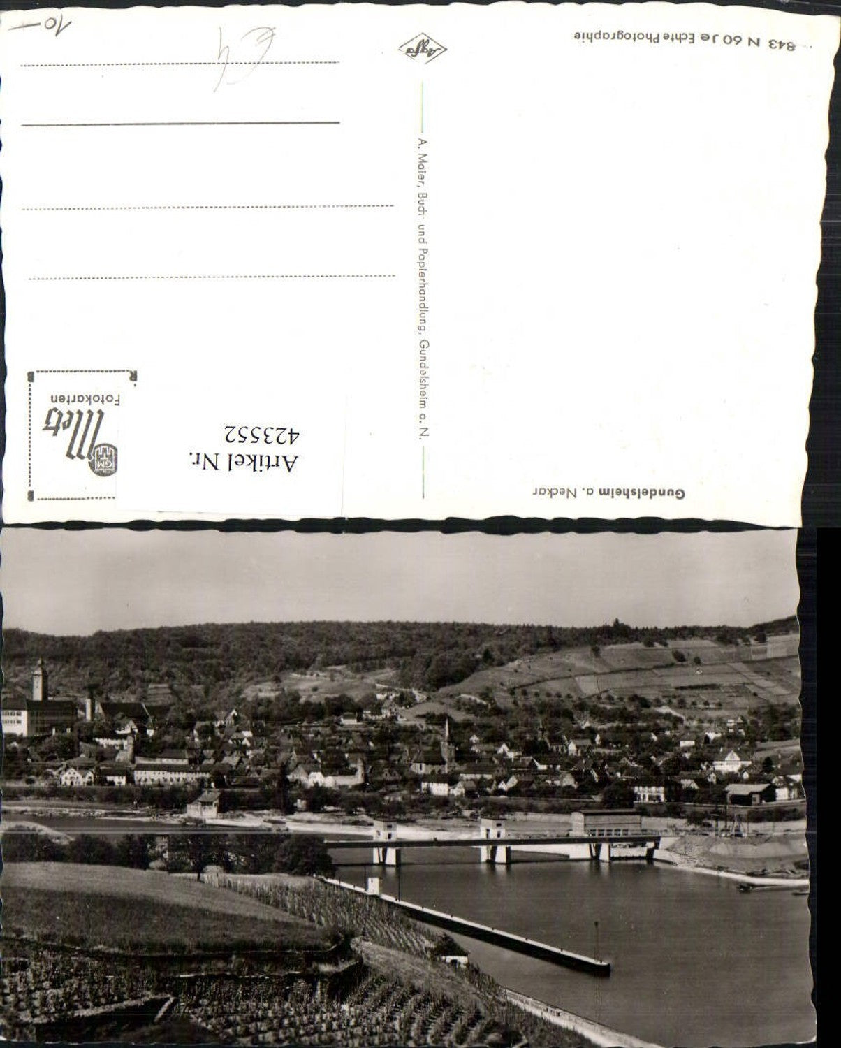 423552,Gundelsheim am Neckar Totale Brücke