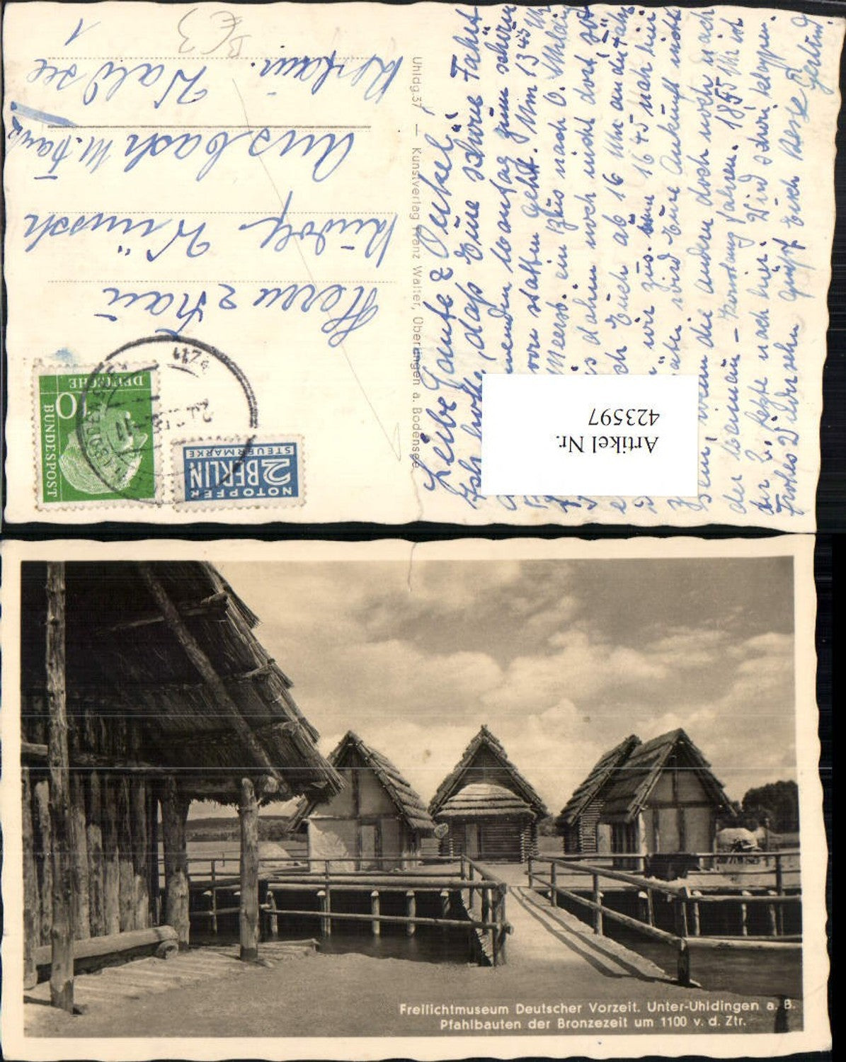 423597,Unter-Uhldingen am Bodensee Freilichtmuseum Pfahlbauten der Bronzezeit