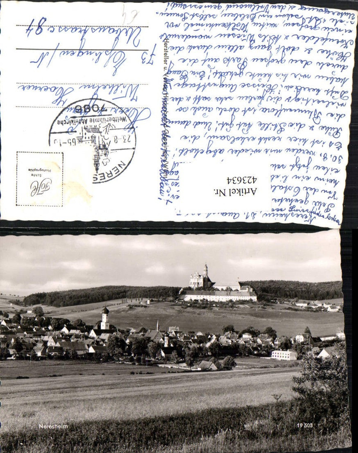 423634,Neresheim Totale m. Kloster