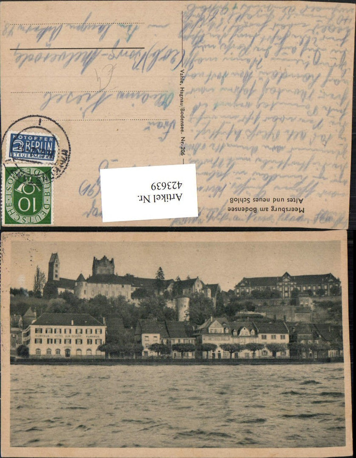 423639,Meersburg am Bodensee Teilansicht m. Schloss